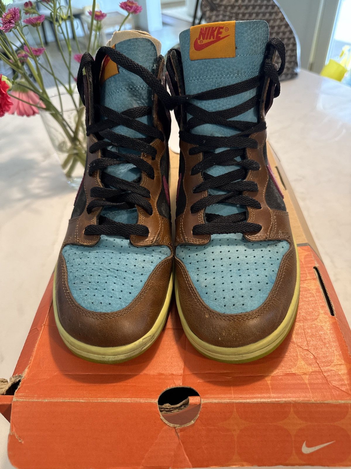 Nike × Undefeated Nike x Undefeated Dunk Hi Rare 2005 Size US 9.5 / EU 42-43 - 6 Thumbnail