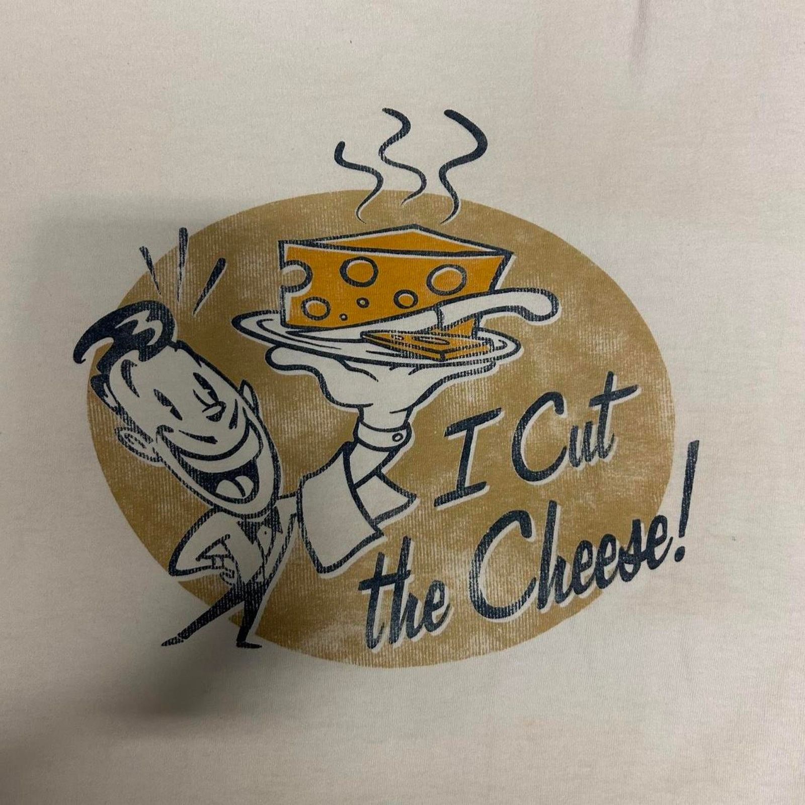 Other White vintage “I cut the cheese” graphic tee Size US XL / EU 56 / 4 - 2 Thumbnail