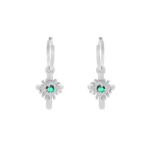Jewelry Green Gemstone Earrings Size ONE SIZE - 6 Thumbnail