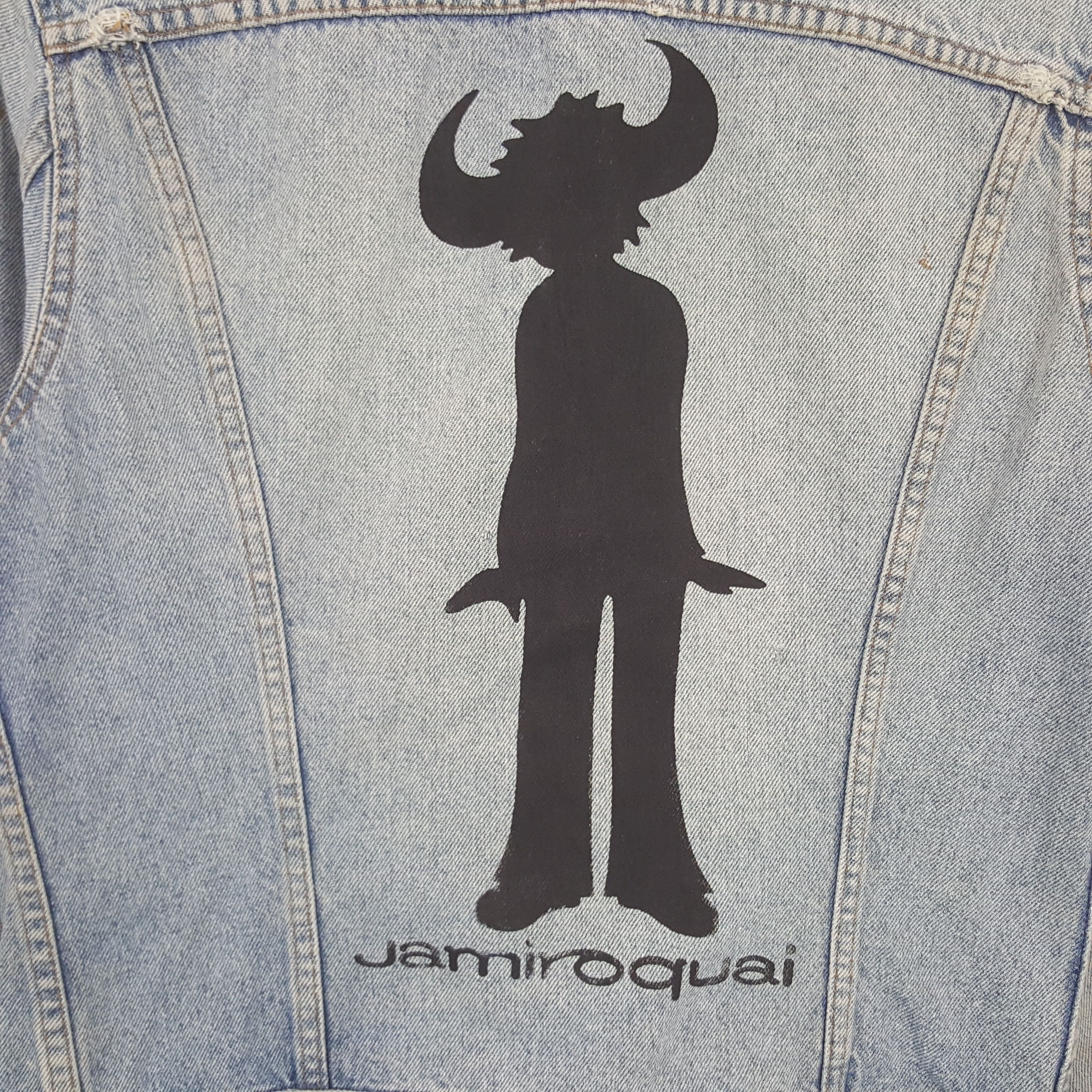 Levi's × Vintage Vintage Levis X Custom Jamiroquai Denim Jacket Size US S / EU 44-46 / 1 - 2 Thumbnail