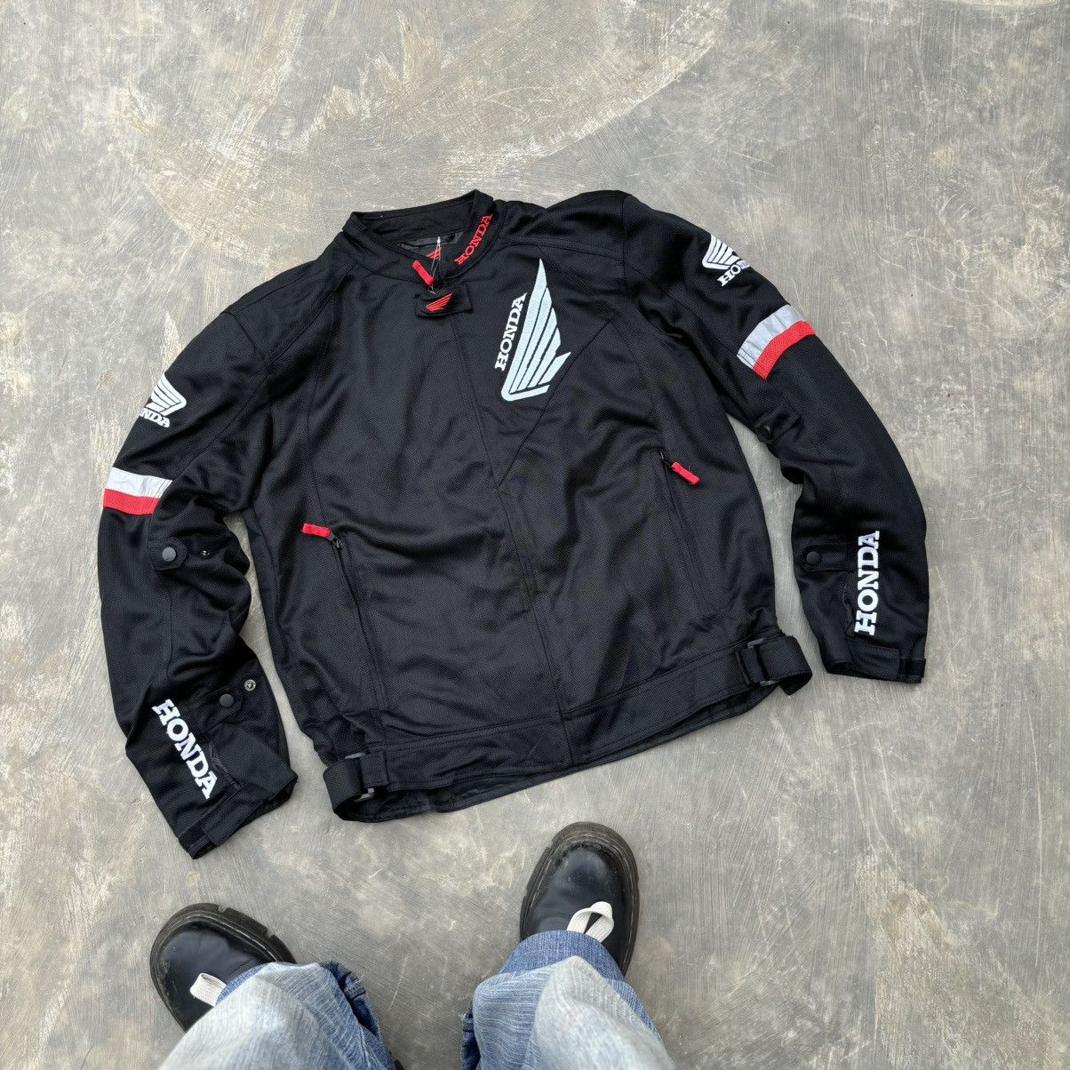 Honda Crazy Fully Paded Honda Racing Jacket Size US L / EU 52-54 / 3 - 7 Thumbnail