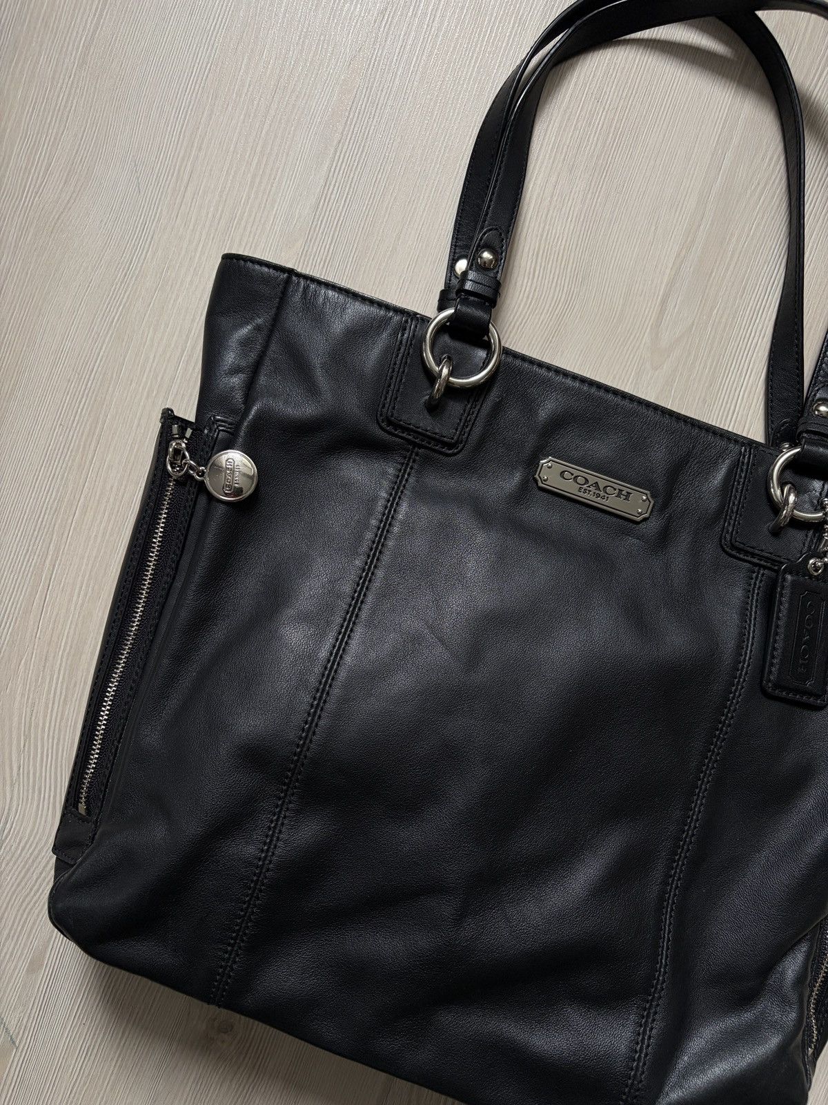 Coach COACH East West Gallery Leather Tote Bag Size ONE SIZE - 3 Thumbnail