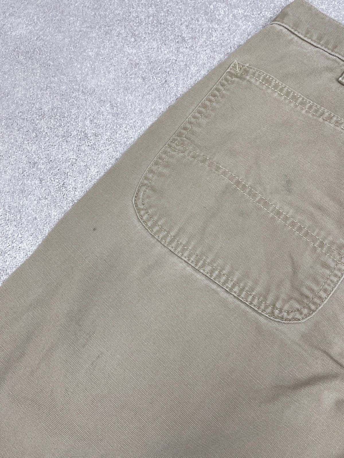 Carhartt Vintage Carhartt WIP Canvas Pants Relaxed Fit Beige Y2K Size US 36 / EU 52 - 13 Thumbnail