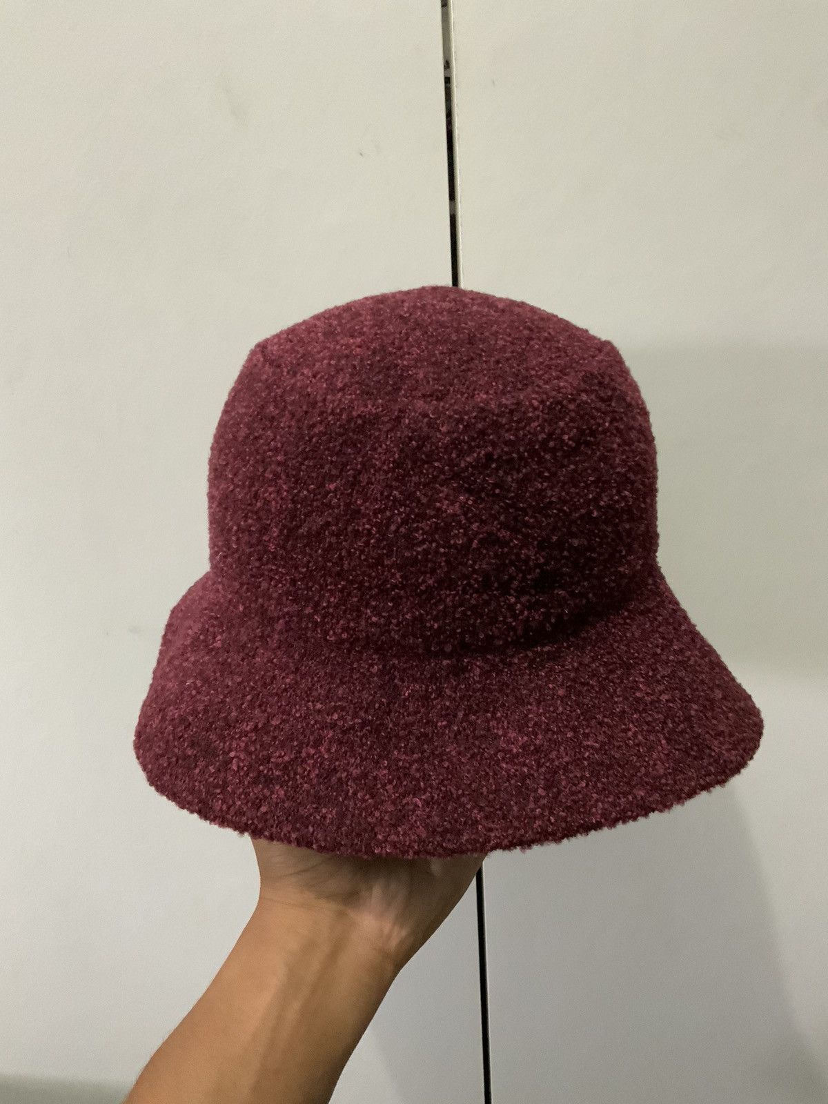 Japanese Brand Maroon Unbranded Japan Made Mohair Hat Size ONE SIZE - 5 Thumbnail