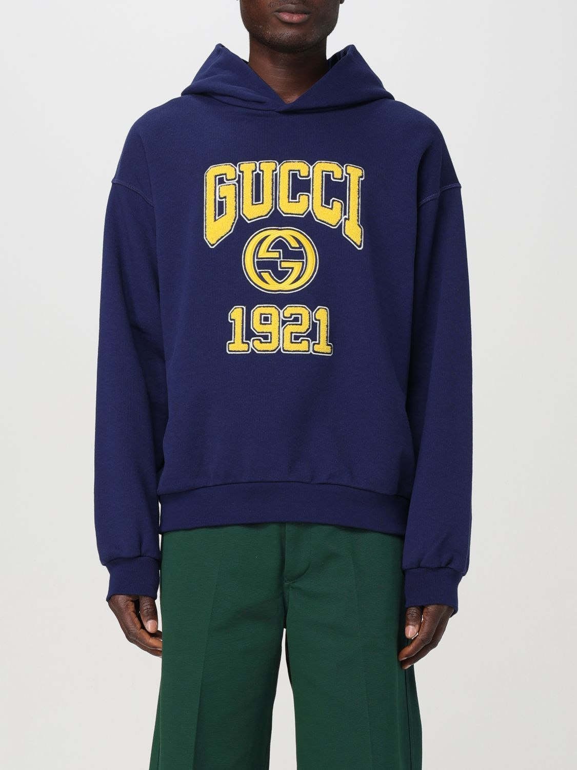 image of Gucci Sweatshirt Men Blue (Size Small)