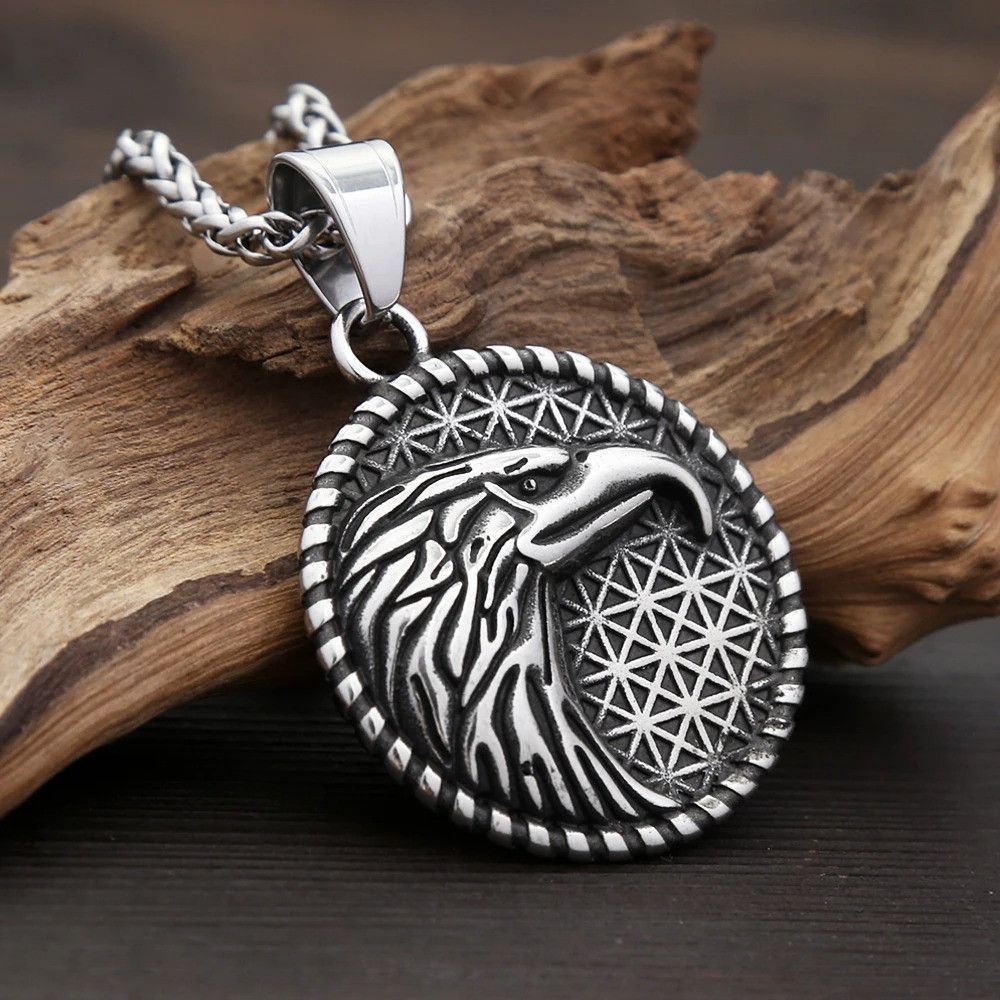 Other Eagle Head Pendant Necklace Size ONE SIZE - 3 Thumbnail