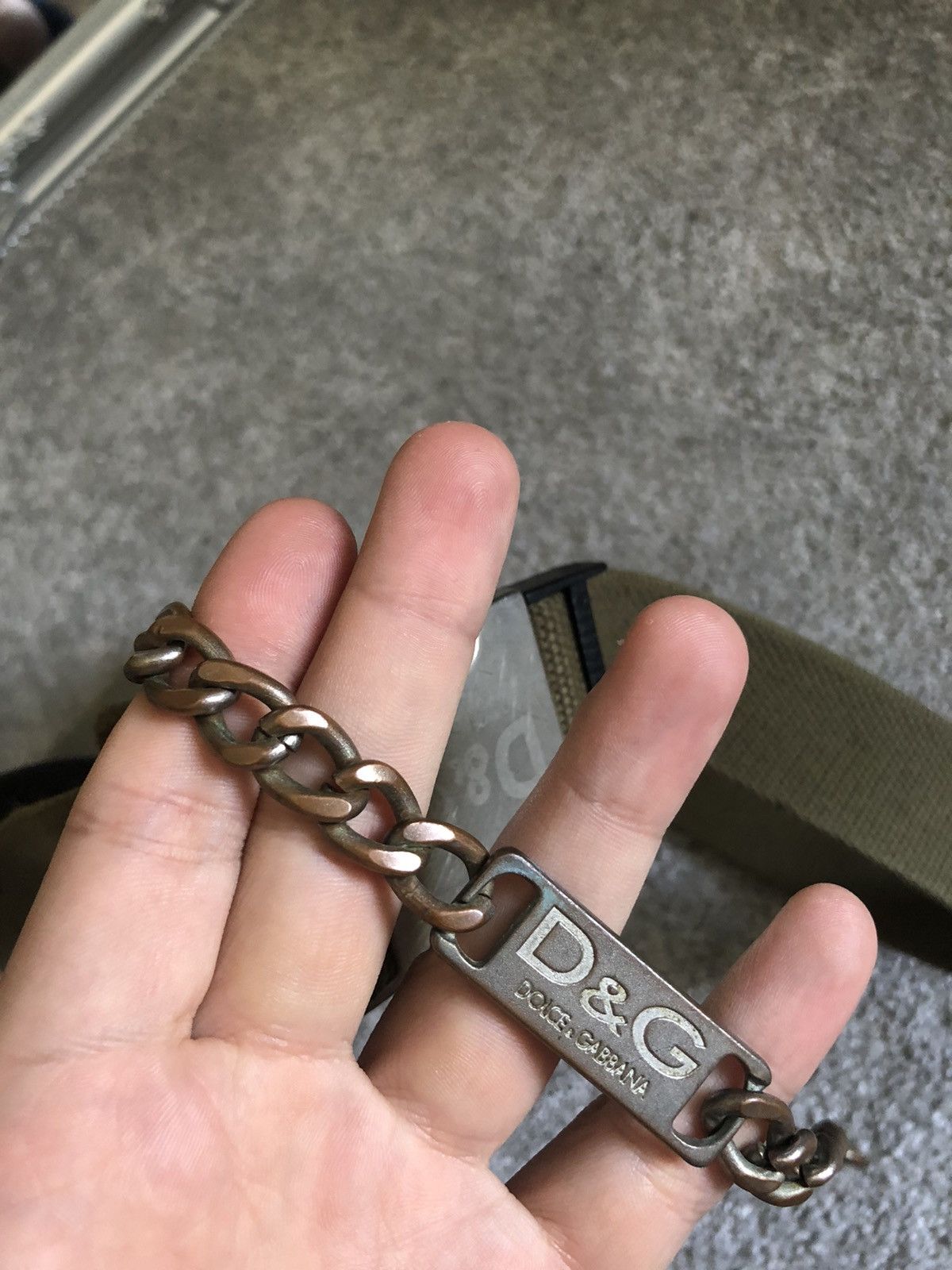 Dolce & Gabbana × Vintage VINTAGE Y2K DOLCE AND GABBANA MILITARY BELT Size ONE SIZE - 6 Thumbnail