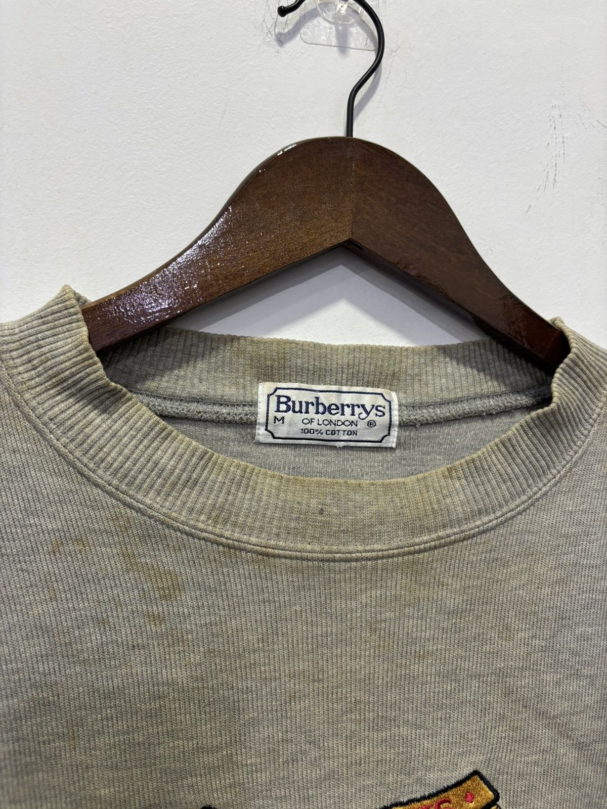 Burberry Vintage Burberry Sweatshirt Size US M / EU 48-50 / 2 - 2 Thumbnail