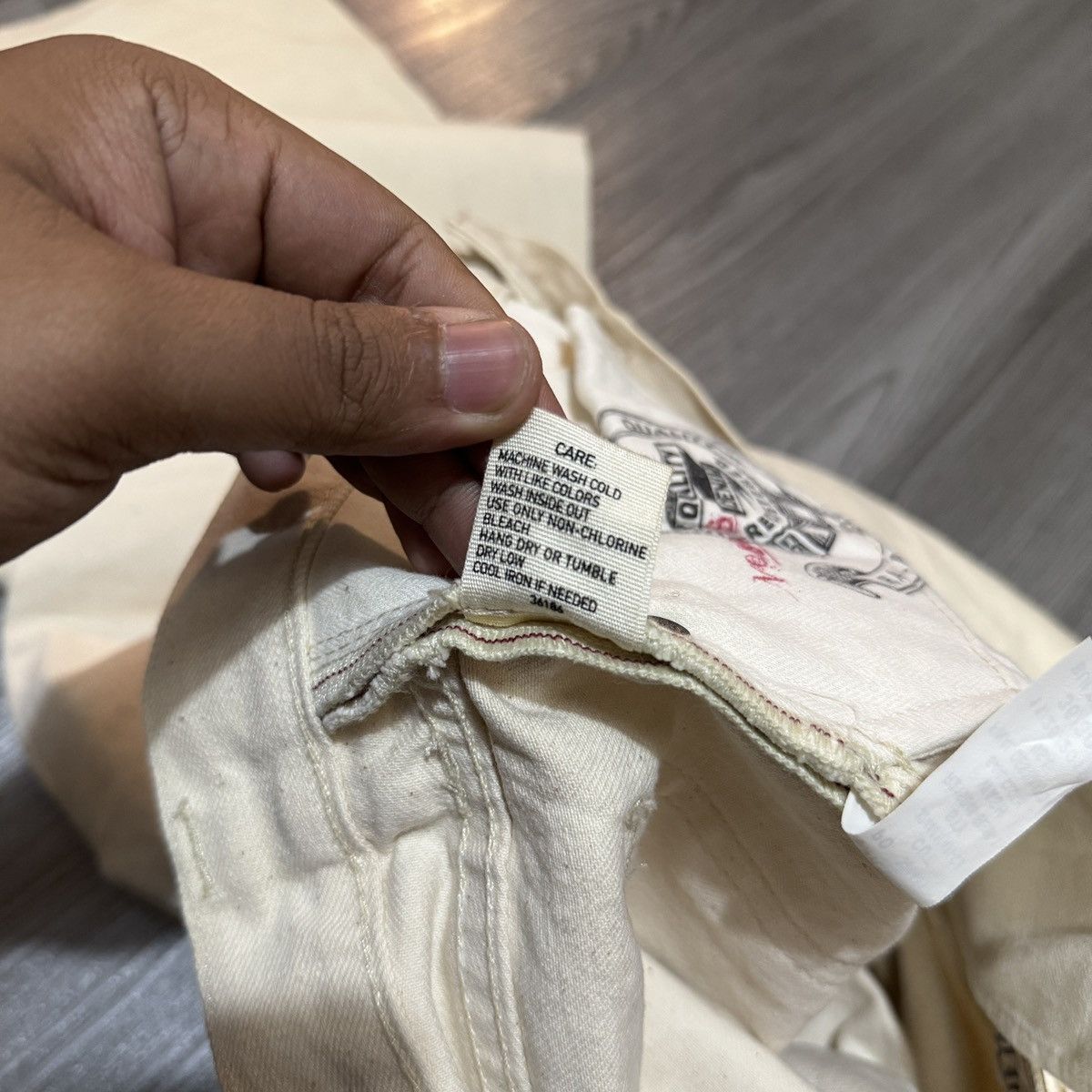 Polo Ralph Lauren Polo Ralph Lauren White Denim Long Pants Size US 36 / EU 52 - 9 Thumbnail