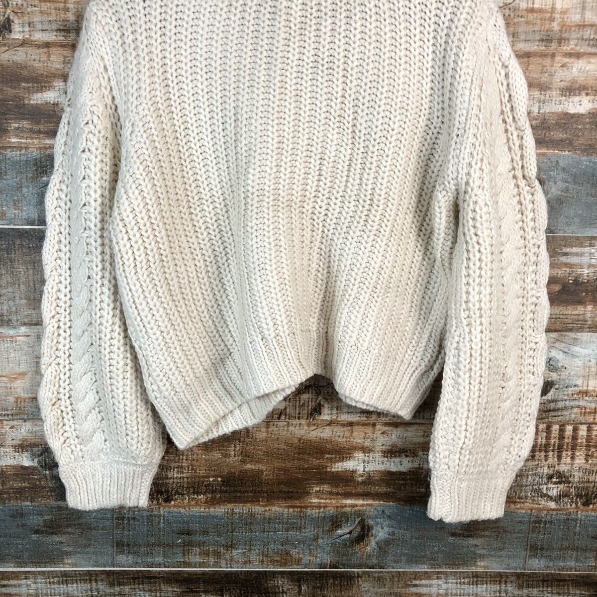 Global Work × Homespun Knitwear Global Work Brown Cardigan Knitwear #A2183 Size M / US 6-8 / IT 42-44 - 13 Thumbnail