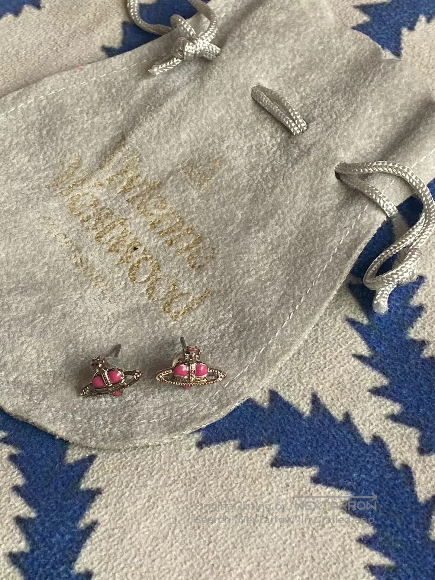 Vivienne Westwood vivienne westwood pink heart stud earrings. Size ONE SIZE - 5 Thumbnail