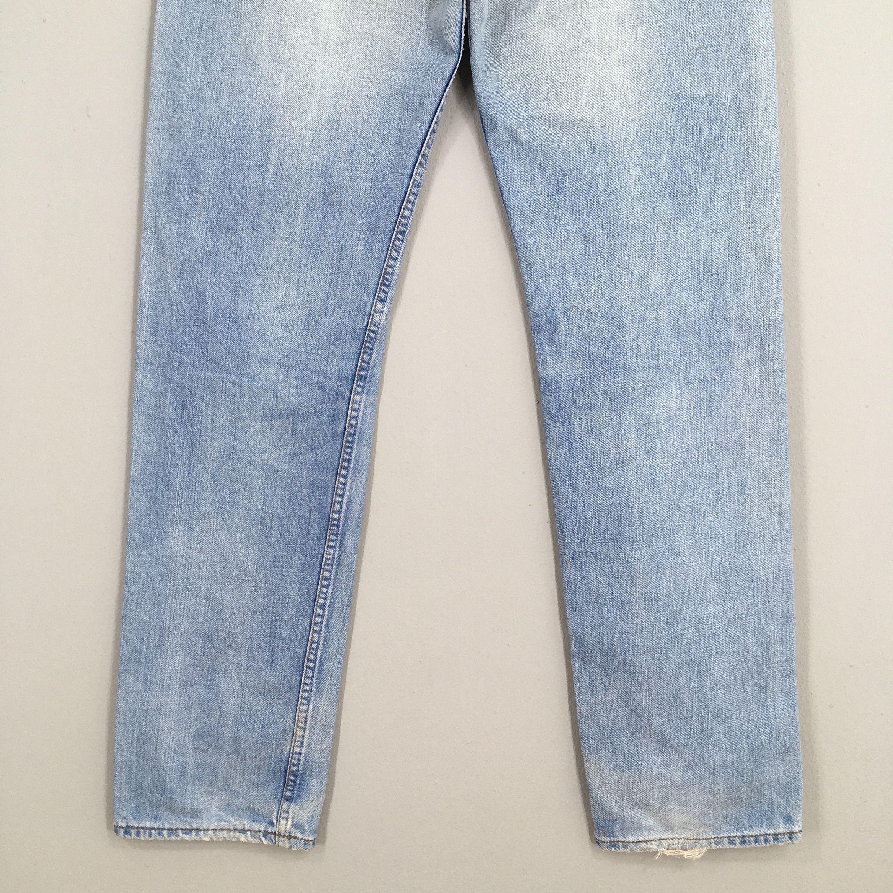 Levi's Size 31x33 Vintage 80s Levi's 501 Faded Blue Jeans S186 Size US 31 - 10 Thumbnail