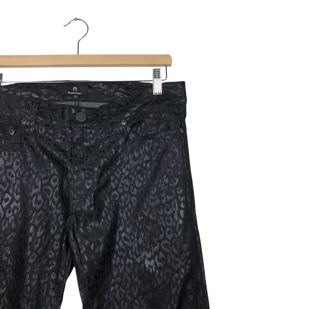 Japanese Brand 📌Vintage Biker Pants Polkadot Design Black Varia Size US 32 / EU 48 - 7 Thumbnail