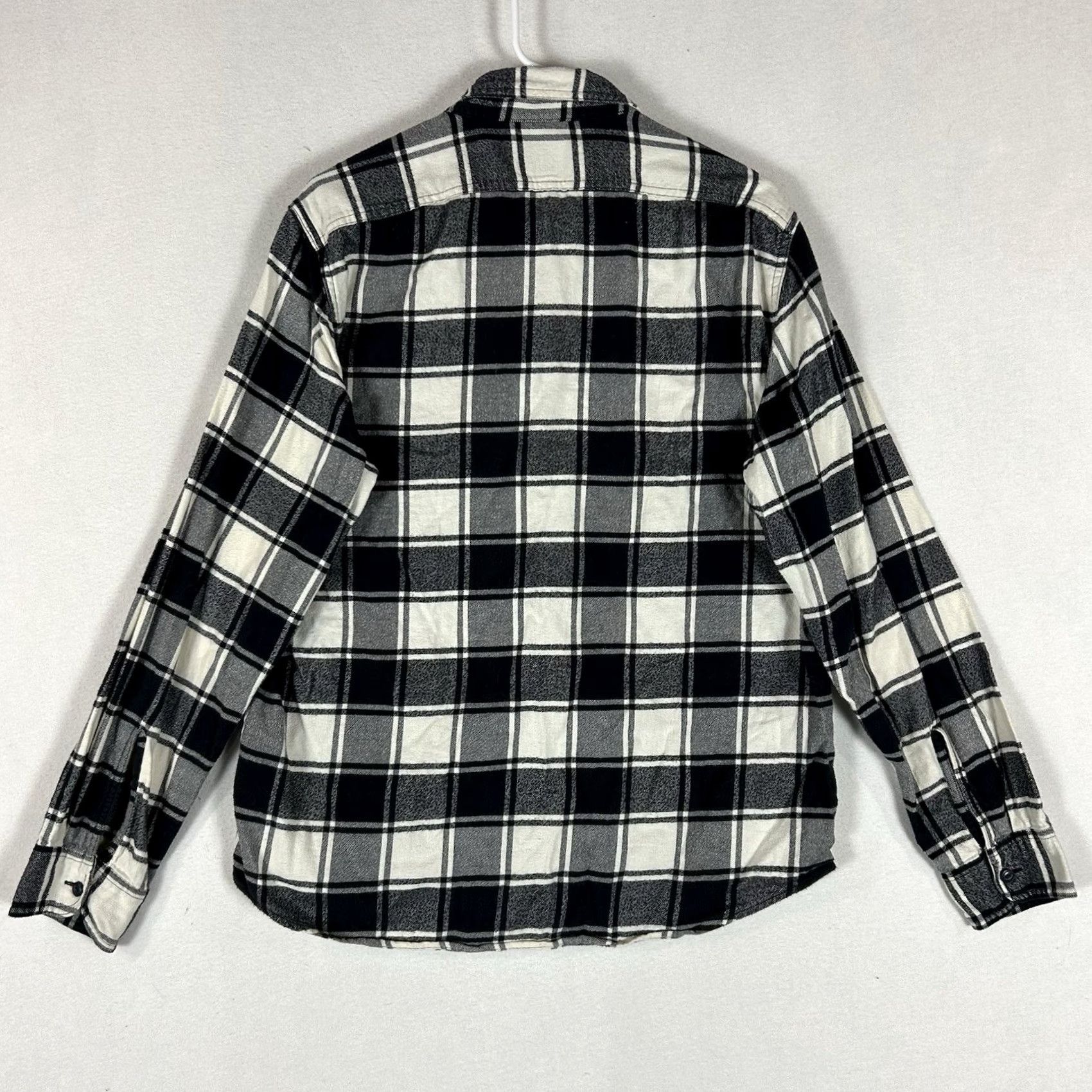 J.Crew J.Crew Mens Long Sleeve Flannel Shirt Gray Plaid Button Up Casual Preppy N/A Size US L / EU 52-54 / 3 - 6 Thumbnail