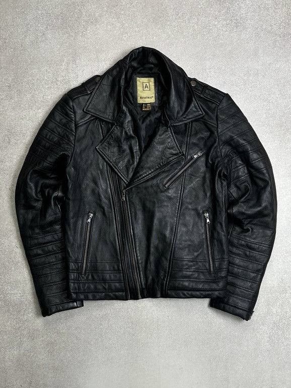Vintage Aviatrix Avirex Style Rider Leather Jacket Size S Bike Moto Size US S / EU 44-46 / 1 - 1 Thumbnail