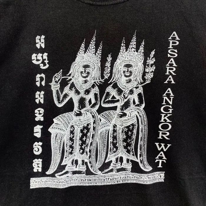 Vintage Vintage ASPARA ANGKOR WAT Goddess Tee Shirt Top Cambodia Size US M / EU 48-50 / 2 - 4 Thumbnail