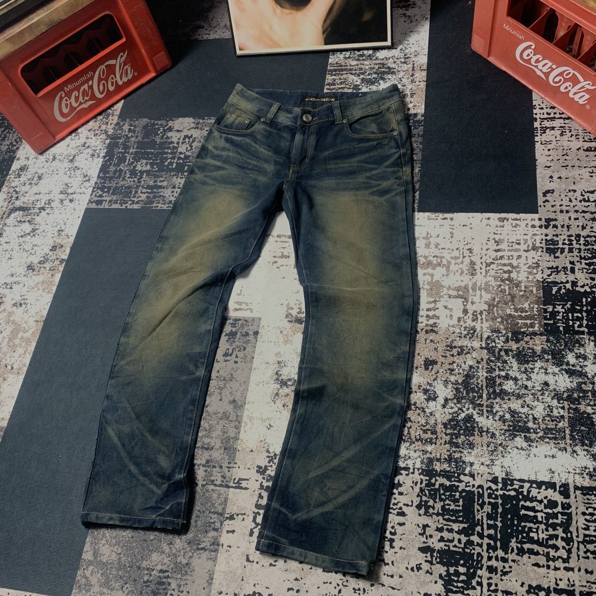 Japanese Brand Adorable Contrast Jeans Size US 32 / EU 48 - 7 Thumbnail