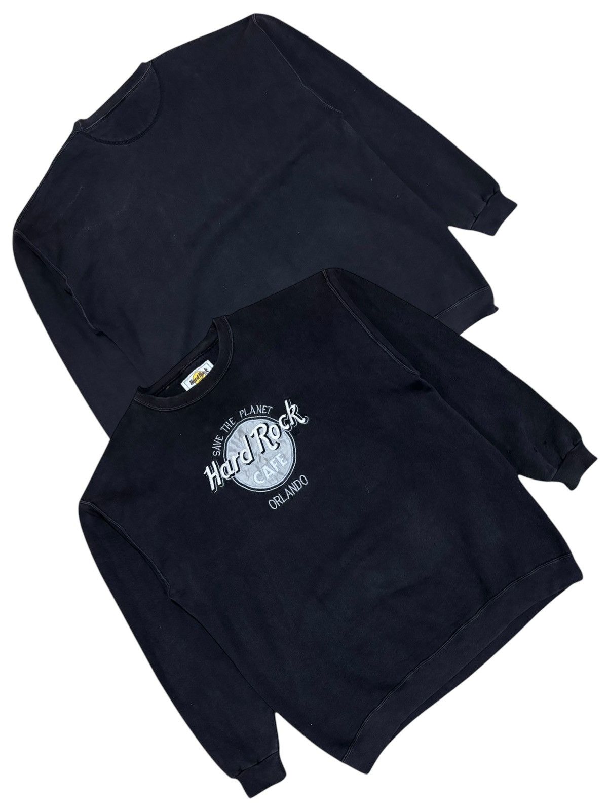 Hard Rock Cafe × Vintage Vintage HARDROCK Orlando Embroidered Big Logo Sweatshirt Size US L / EU 52-54 / 3 - 1 Thumbnail