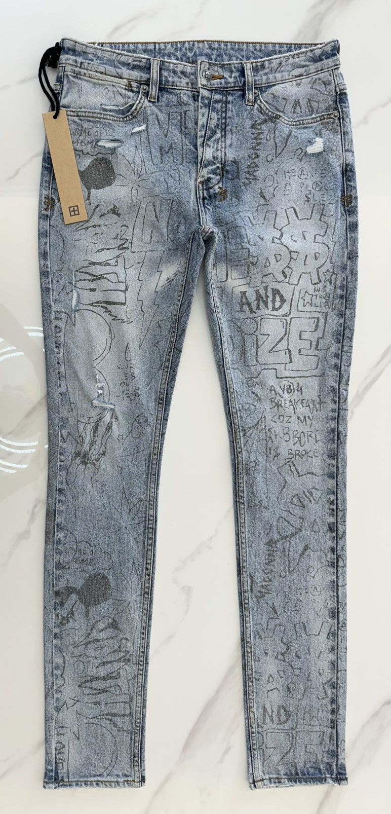 Ksubi Van Winkle Bunker Blue Noize Size US 32 / EU 48 - 3 Thumbnail