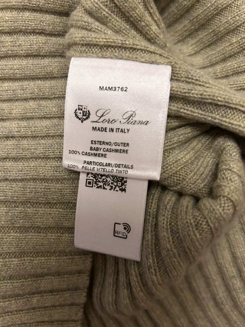 Loro Piana LORO PIANA Gray green cashmere zip sweater Size M / US 6-8 / IT 42-44 - 6 Thumbnail