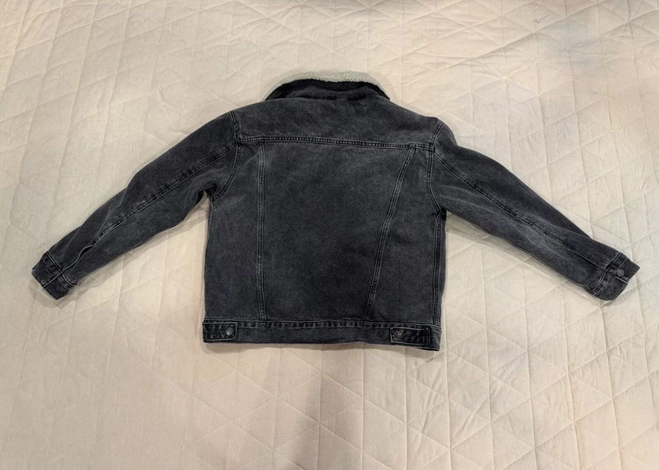 Levi's LEVI'S Black Stonewash SHERPA Denim Jacket Size Medium Size M / US 6-8 / IT 42-44 - 6 Thumbnail