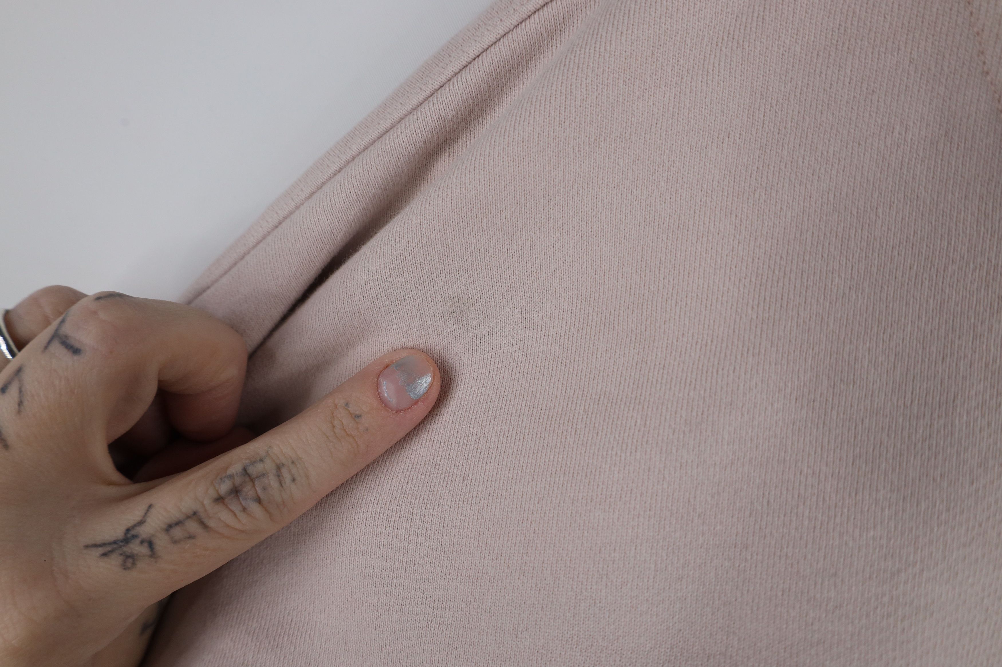 Lululemon × Vintage Lululemon French Terry Crewneck Sweatshirt Light Pink Size L / US 10 / IT 46 - 6 Thumbnail