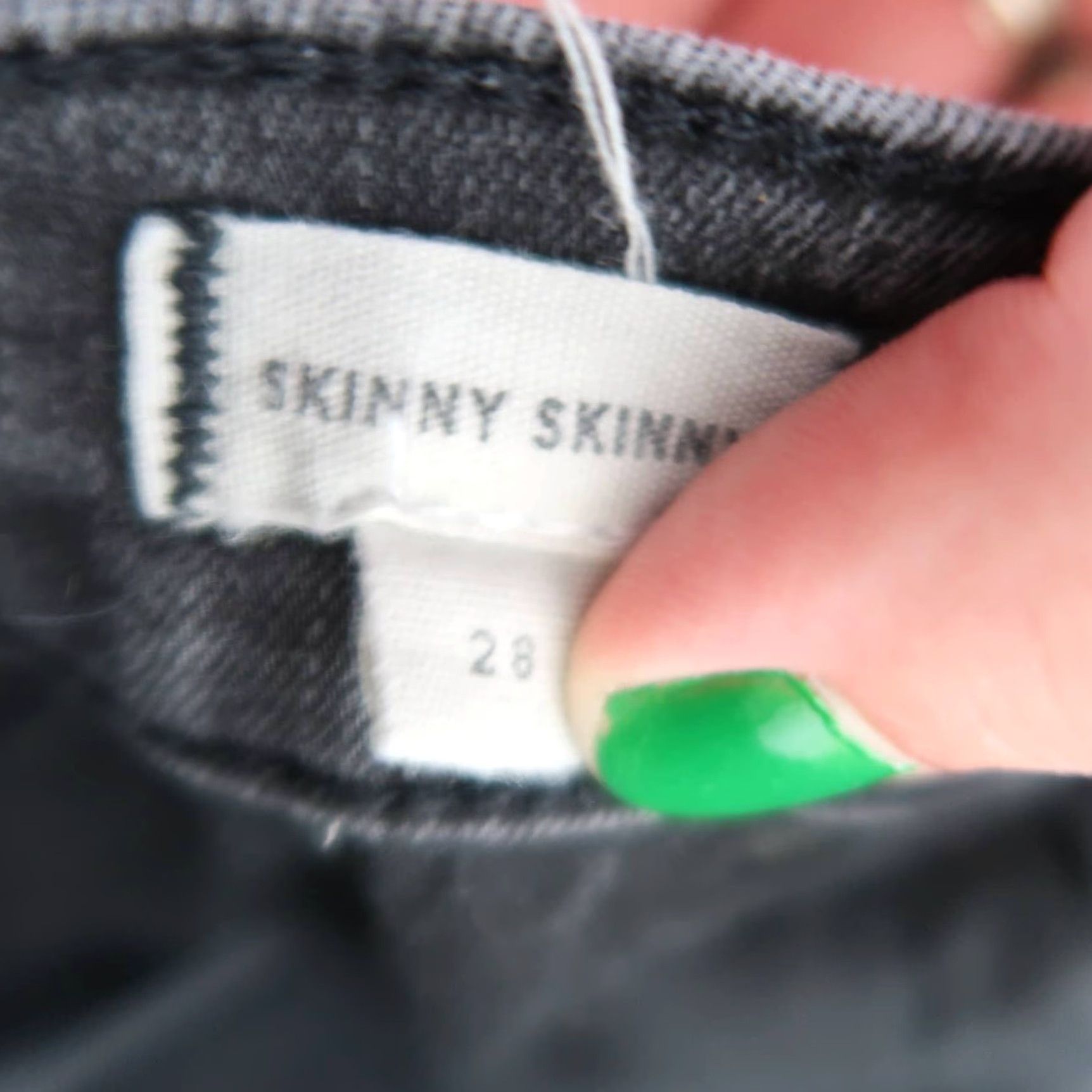 Madewell Madewell Jeans Skinny Black Mid Rise 28 Women Regular Size 28 Size 28" / US 6 / IT 42 - 5 Thumbnail