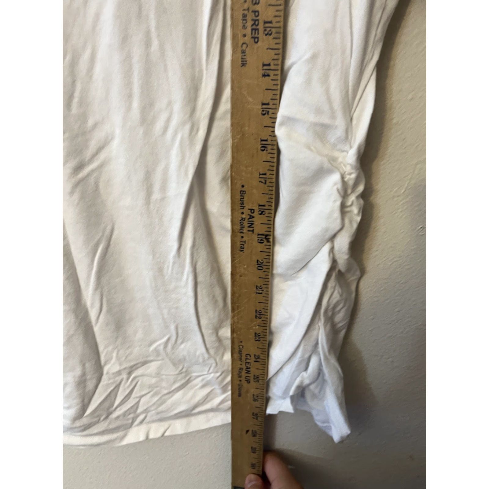 Vintage Isabel Ingrid & Ladies Maternity Size White V-Neck Tshirt XXL 2XL Size XXL / US 16-18 / IT 52-54 - 4 Thumbnail