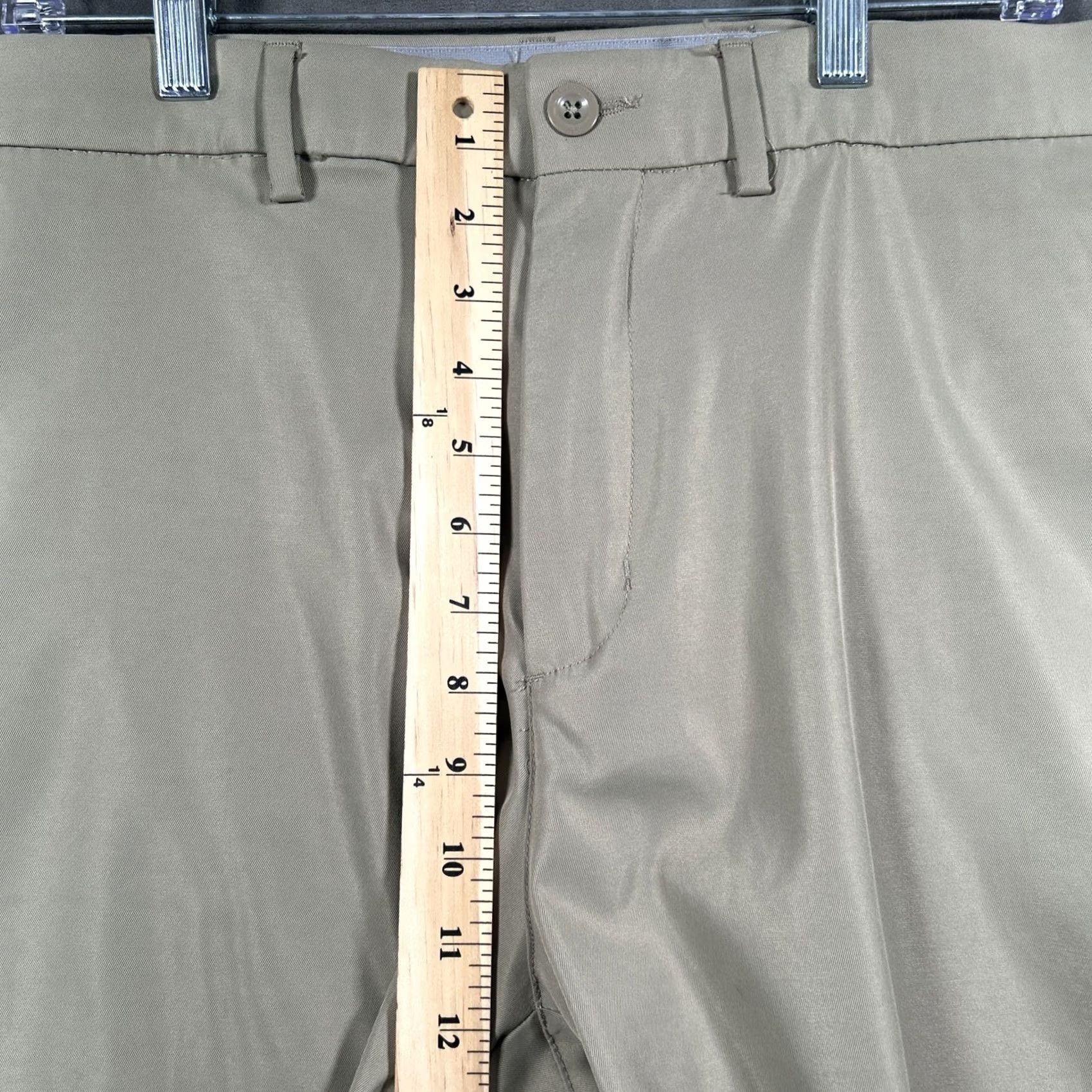 Vintage Greg Norman Mens Beige Golf Performance Pants 36x30 Stretch Slash Pockets Size US 36 / EU 52 - 5 Thumbnail
