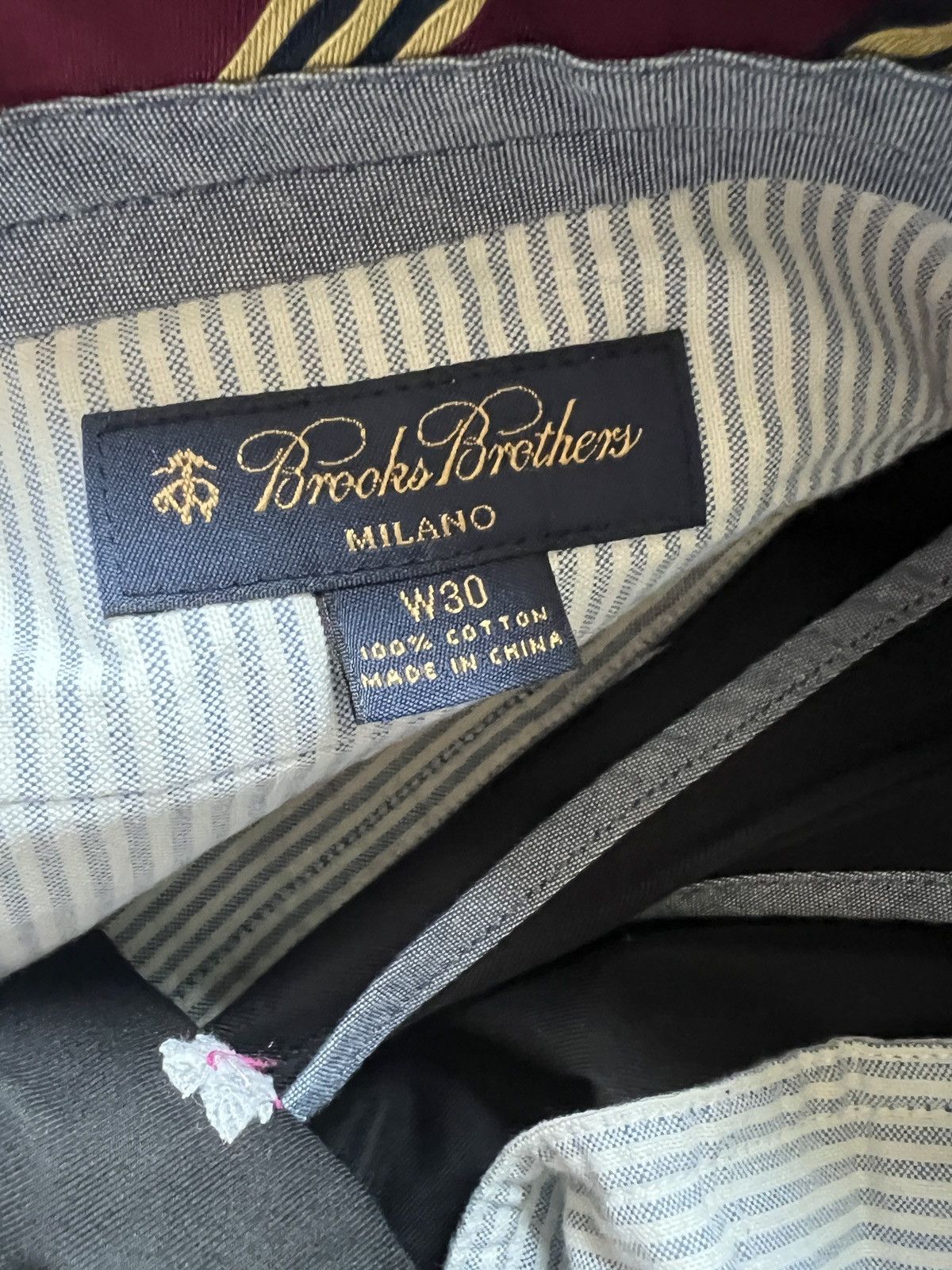 Brooks Brothers Vintage Brooks Brothers Embroidery Logo Cropped Chino Pants Size US 30 / EU 46 - 10 Thumbnail
