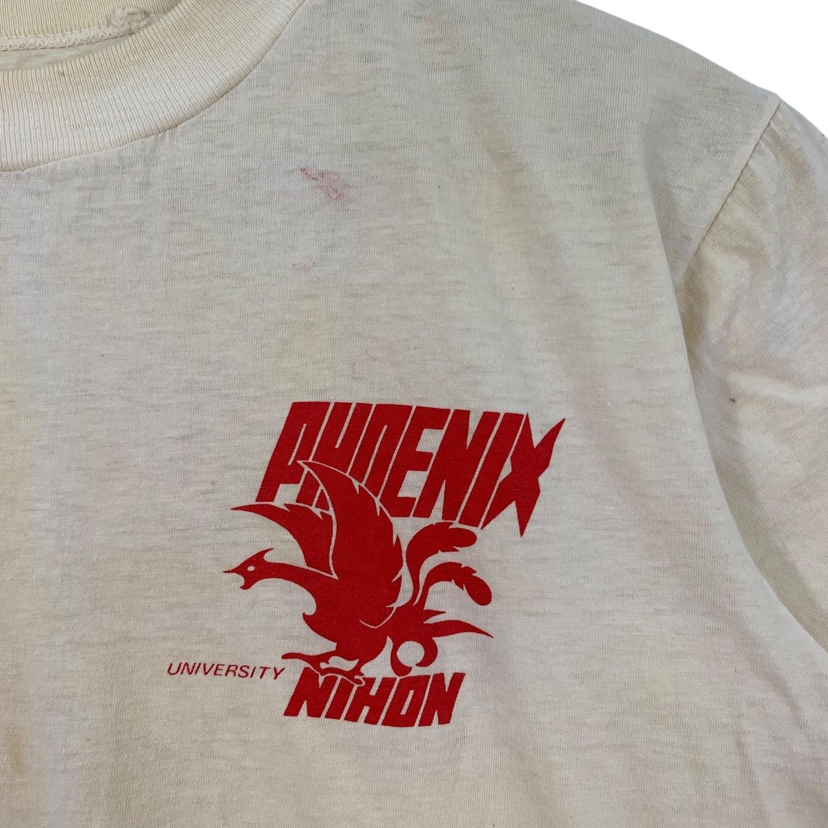 Vintage Vintage 90s PHOENIX NIHON UNIVERSITY Japan Football Tshirt Size US S / EU 44-46 / 1 - 4 Thumbnail