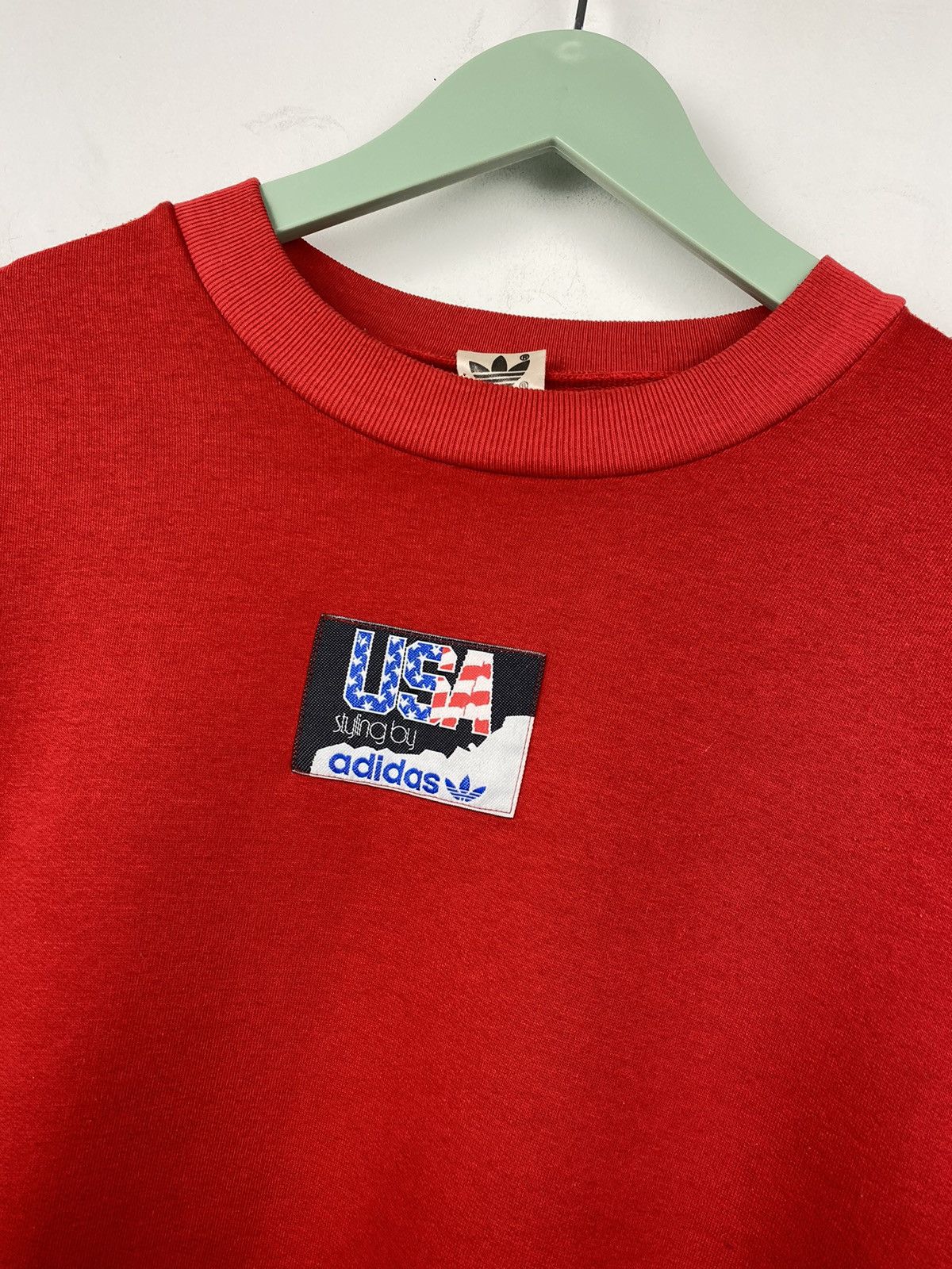 Vintage Vintage 90s Adidas USA Center Logo Sweatshirt Y2K Nike Size US M / EU 48-50 / 2 - 2 Thumbnail