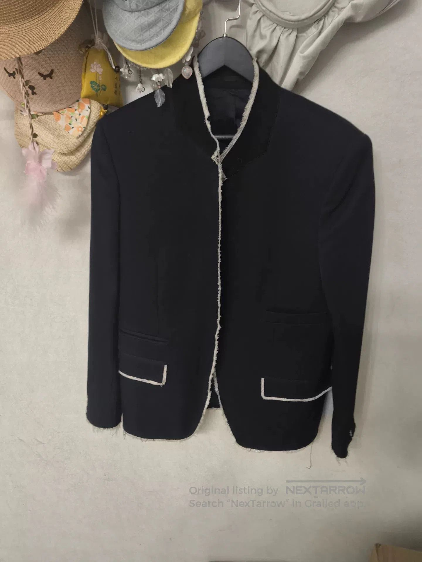 Alexander McQueen Alexander McQueen Runway Wool Navy Jacket. Size US M / EU 48-50 / 2 - 4 Thumbnail