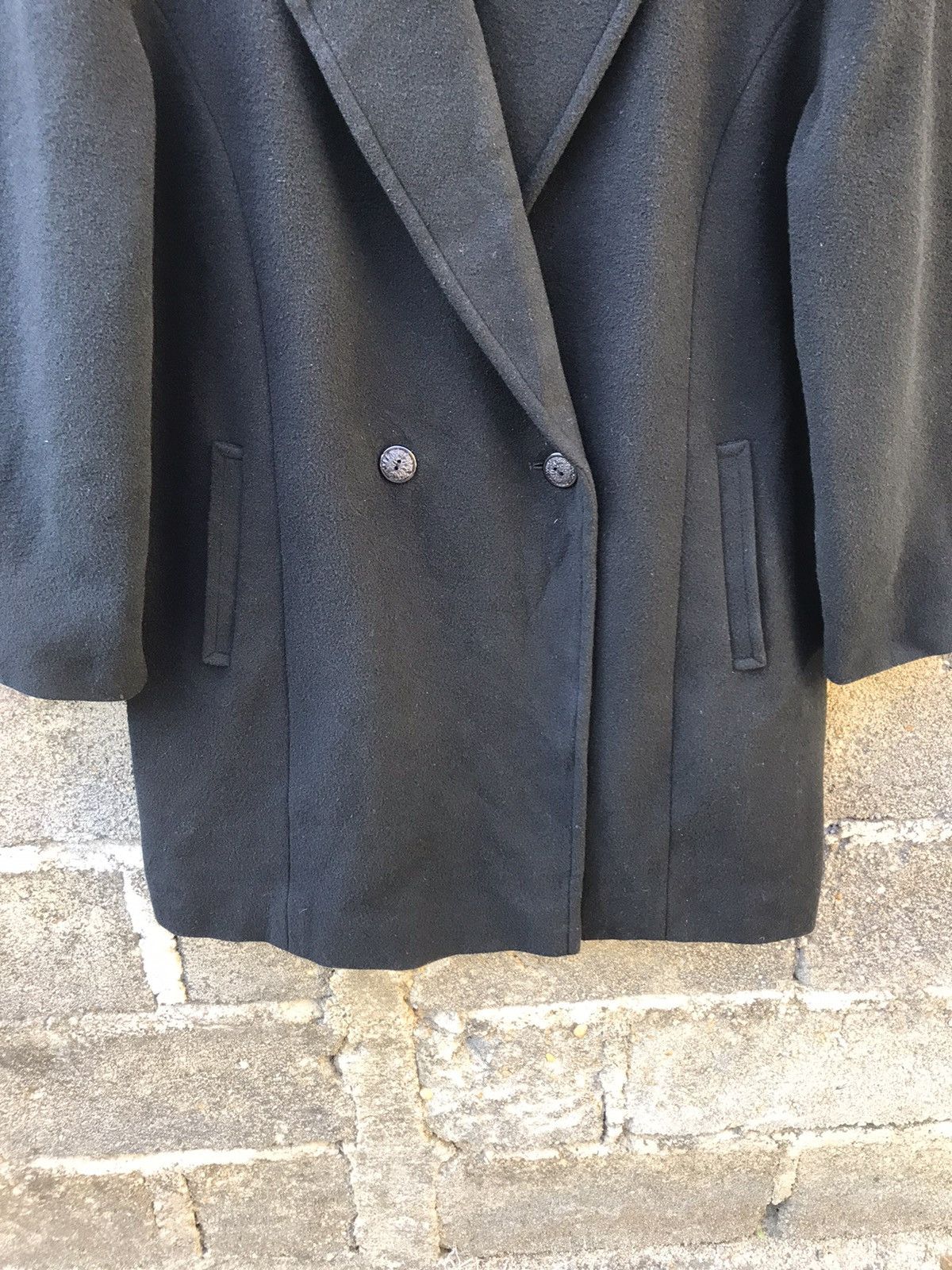 Vintage ⚡️Vintage Lanificio Texco Cashmere & Wool Long Coat Size M / US 6-8 / IT 42-44 - 4 Thumbnail