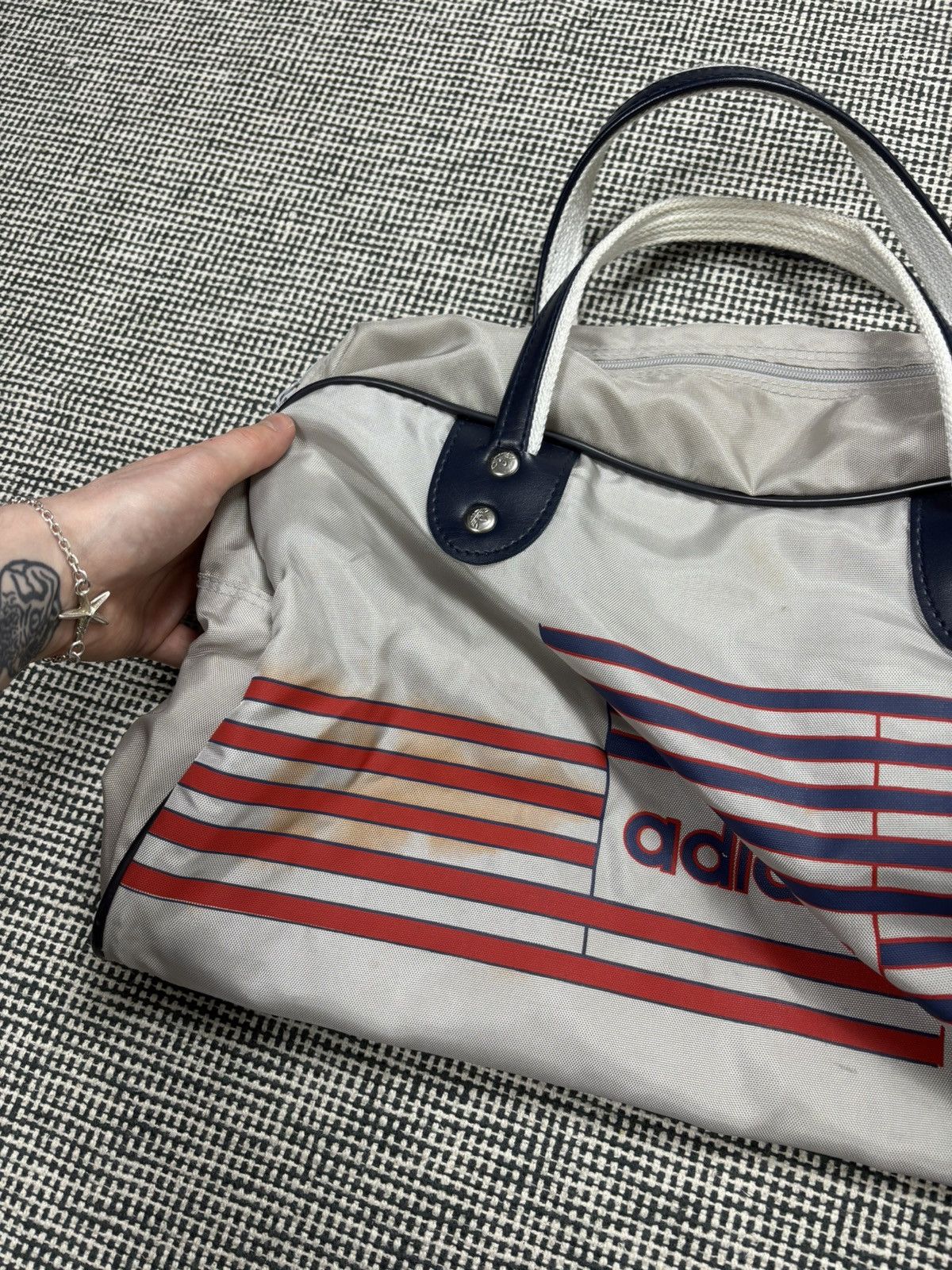 Adidas 80s adidas vintage bowling large bag Size ONE SIZE - 4 Thumbnail