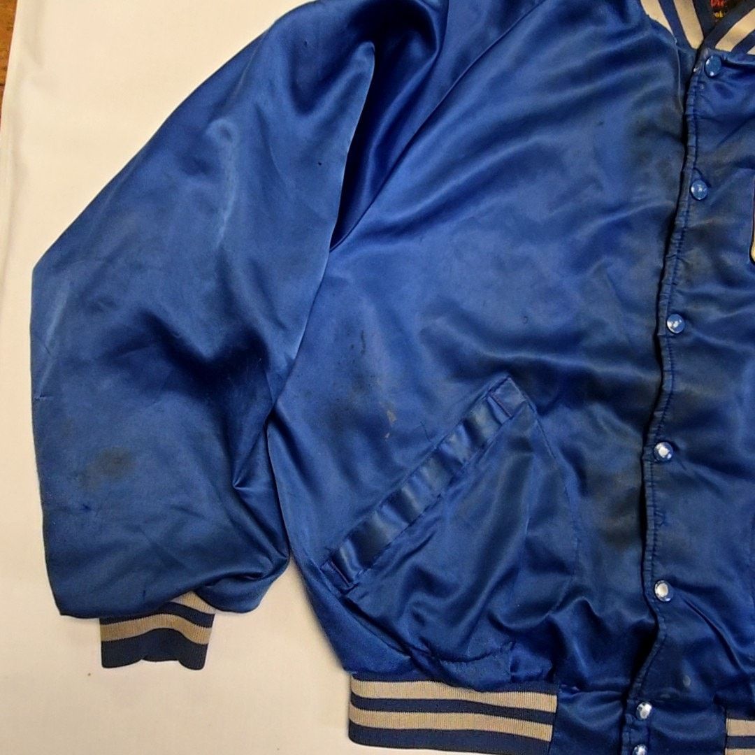 Vintage Vintage ABS Jacket Blue Mens XL Distressed Western Bomber Size US XL / EU 56 / 4 - 4 Thumbnail