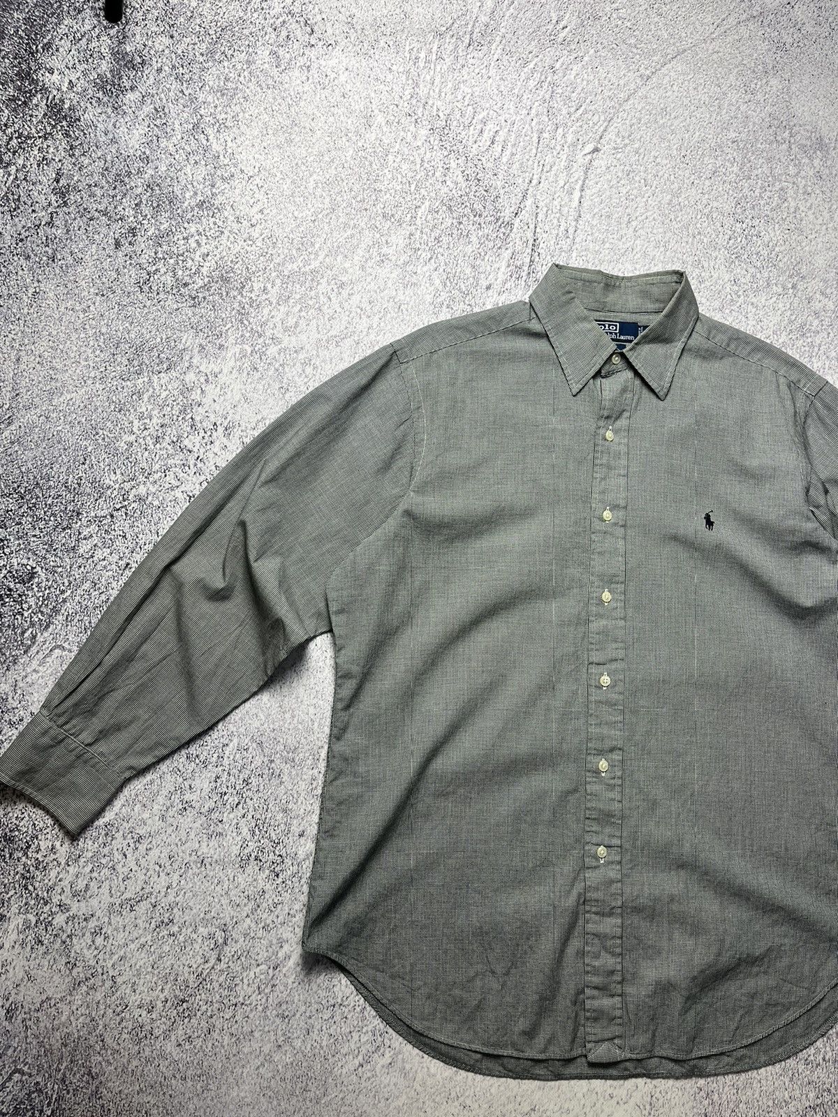 Polo Ralph Lauren Vintage POLO RALPH LAUREN Button Up Shirt 90s Size US L / EU 52-54 / 3 - 2 Thumbnail