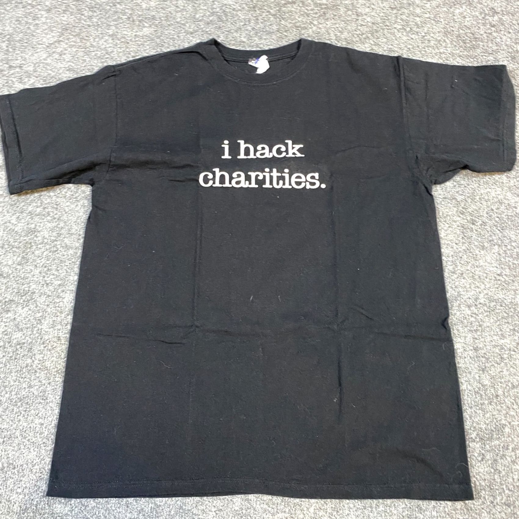 Doublet Unbranded L T-Shirt Black Cotton SHM Con Double Sided 2011 Crew Neck Short Sleeve Unisex Adults Mens Womens Shirts Shirt Size US L / EU 52-54 / 3 - 5 Thumbnail