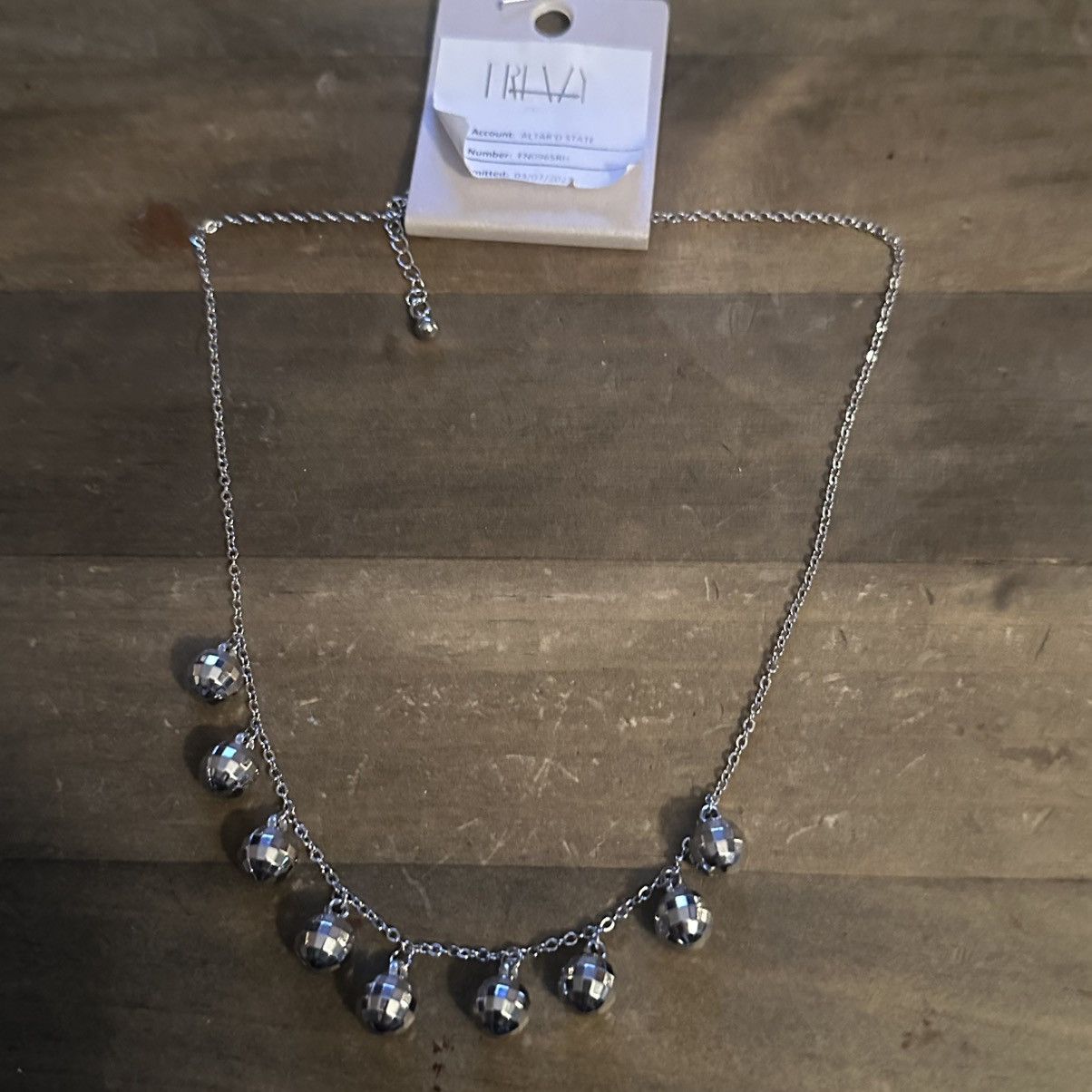 Other Frenzy silver tone disco ball charm necklace Size ONE SIZE - 2 Thumbnail
