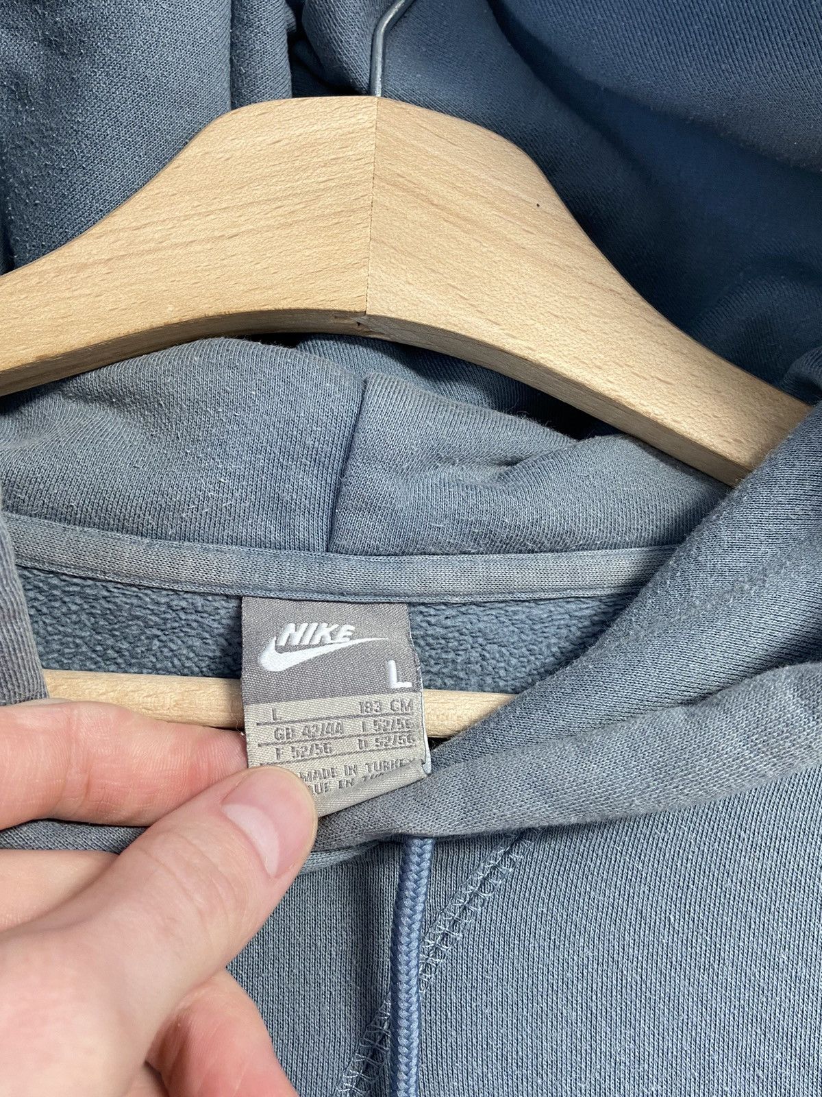 Vintage Nike Vintage Hoodie Y2K style Streetwear 90’s swoosh Size US L / EU 52-54 / 3 - 8 Thumbnail