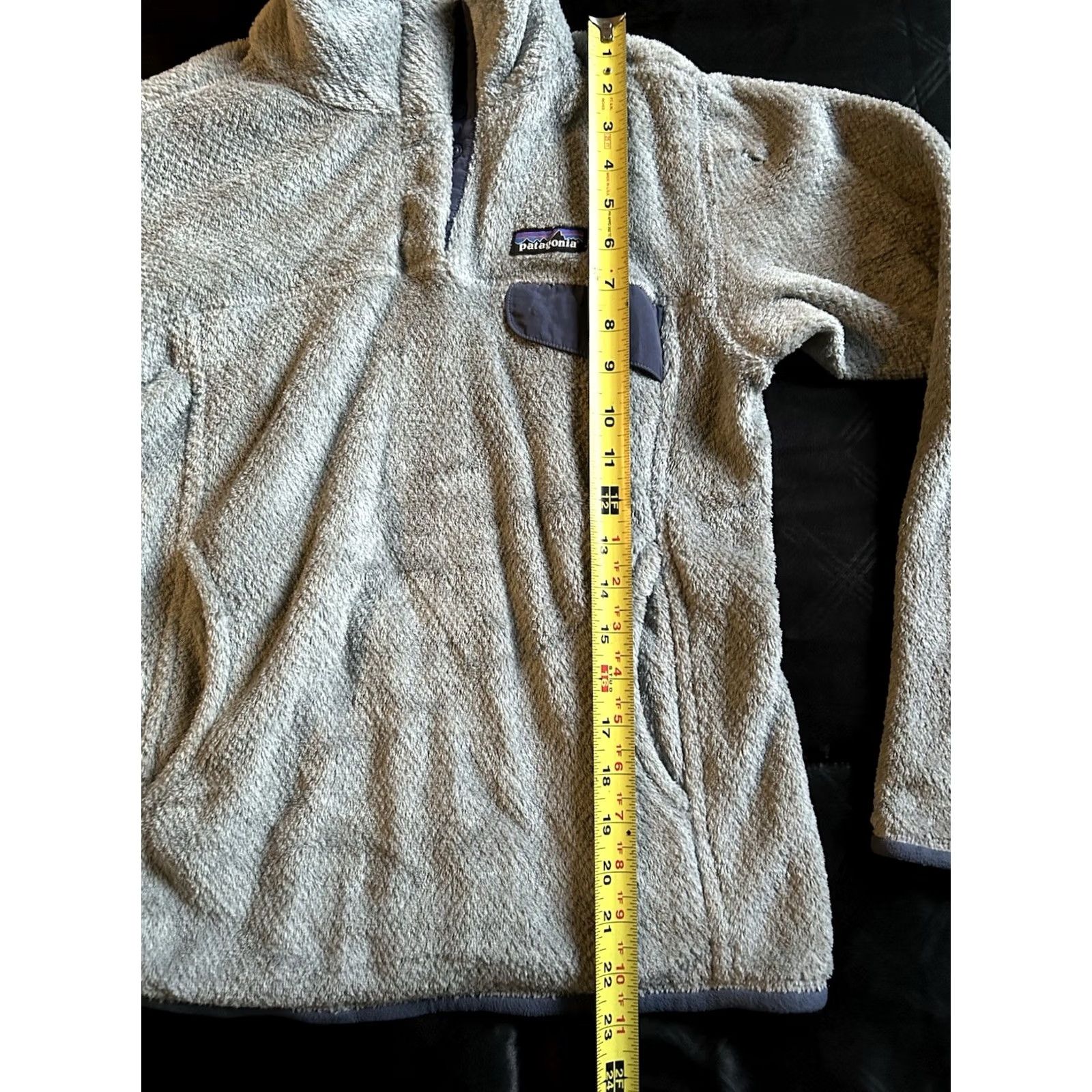 Patagonia Patagonia Snap-T Synchilla Women S Gray/Purple Distressed Snap-T Pull Over Shirt Womens Distressed 90s Style Size S / US 4 / IT 40 - 5 Thumbnail