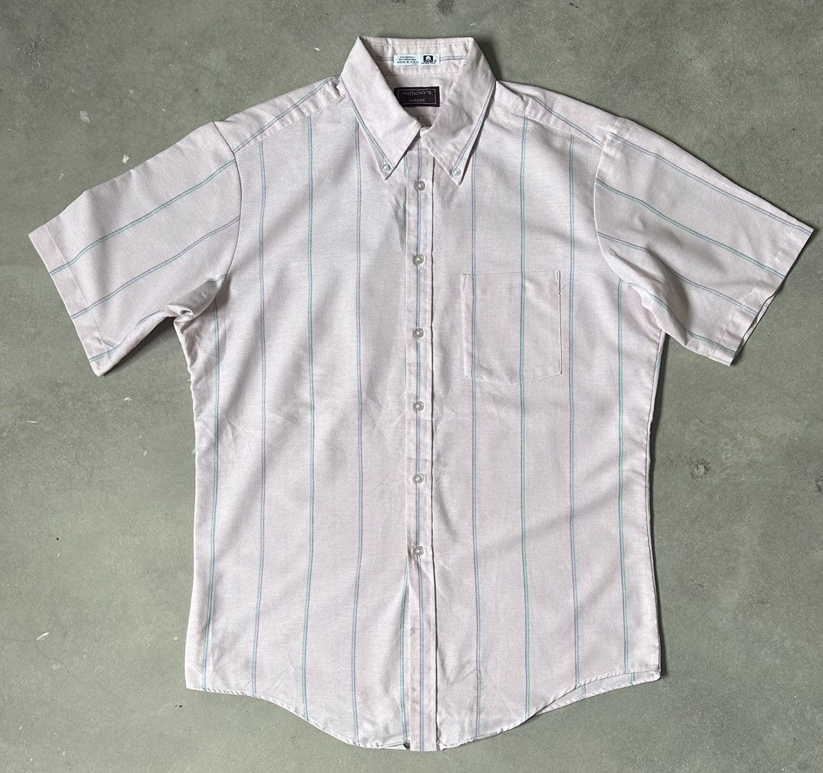 Vintage VINTAGE ANTHONYS NOFADE MADE IN USA SHIRT Size US M / EU 48-50 / 2 - 1 Thumbnail