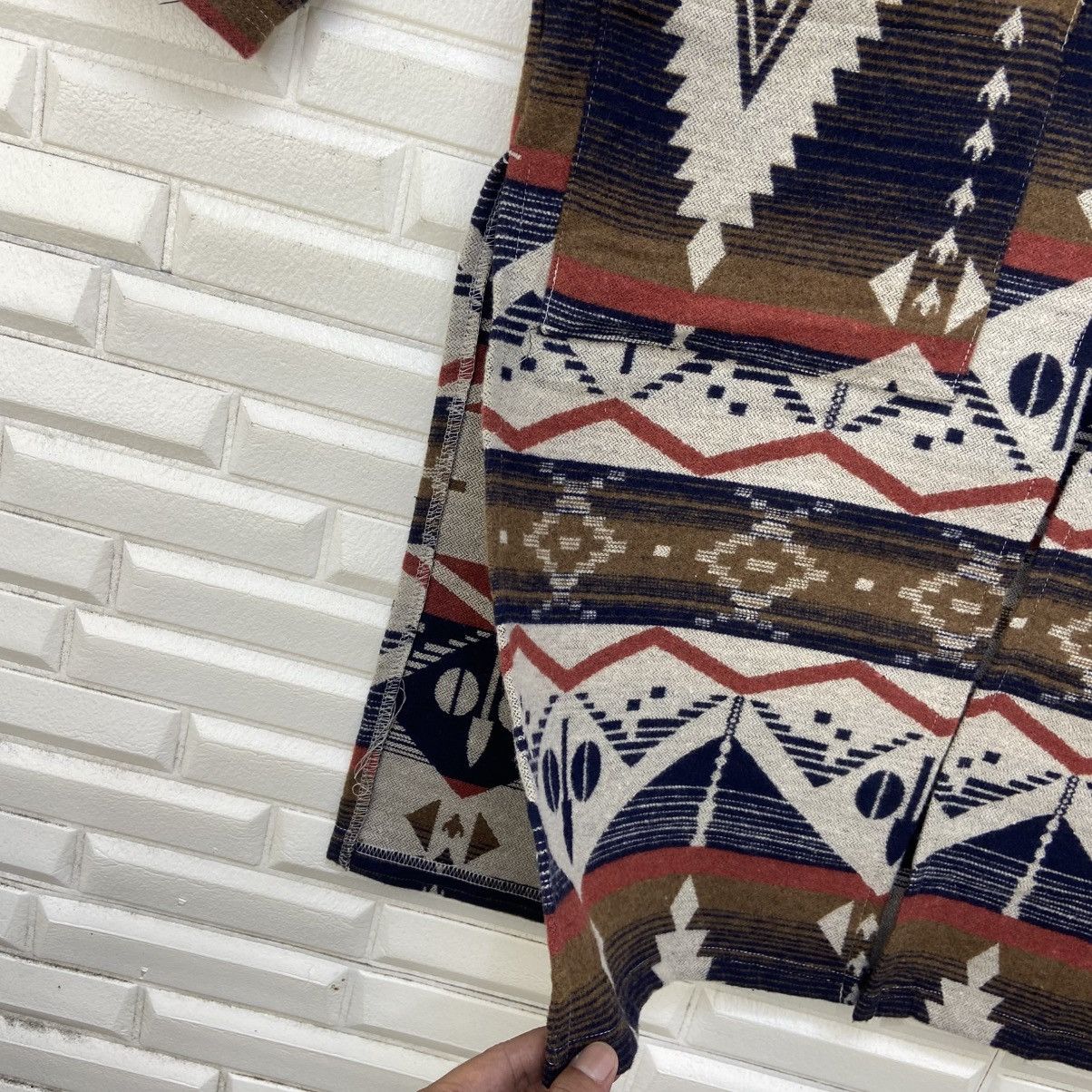 Japanese Brand Japanese Brand Native Fleece Buttonless Long Cardigan Size M / US 6-8 / IT 42-44 - 11 Thumbnail