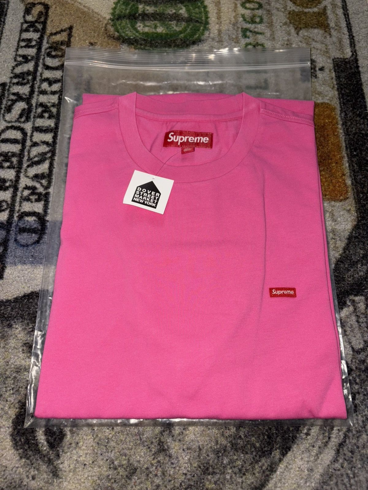 Supreme Supreme Small Box S/S Tee Pink Size US L / EU 52-54 / 3 - 1 Thumbnail