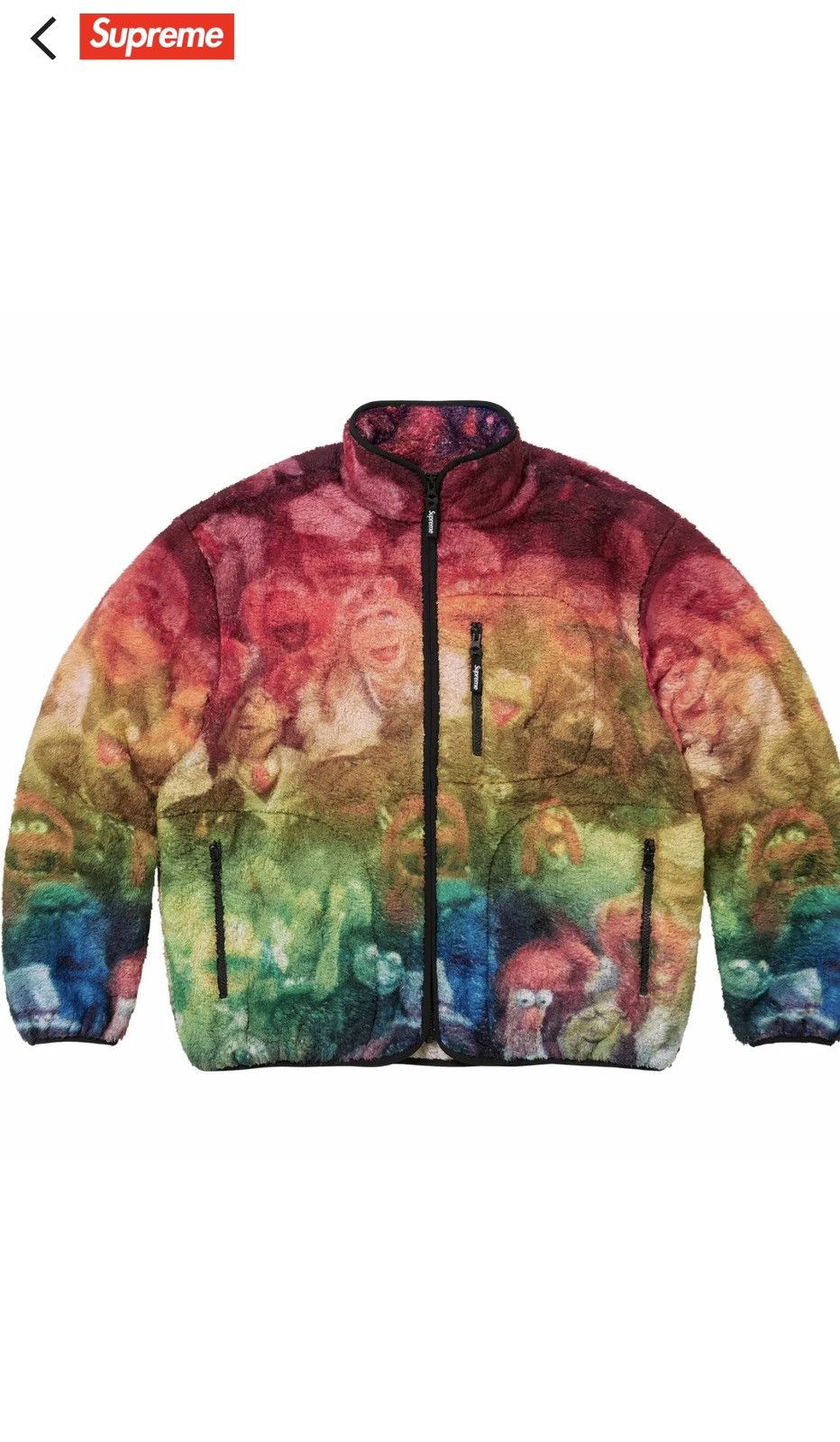 Streetwear × Supreme × Vintage Supreme Muppets Fleece Jacket | Grailed 