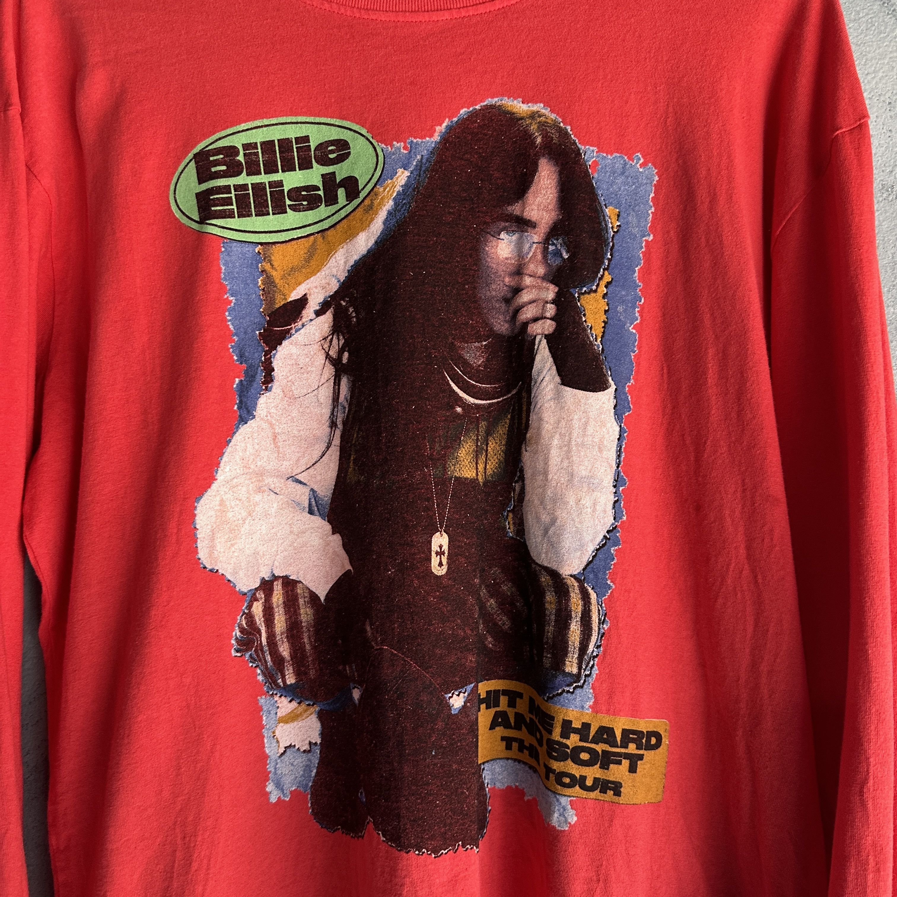 Billie Eilish Billie Eilish Hit Me Hard and Soft T Shirt Mens Tour Merch Size US L / EU 52-54 / 3 - 3 Thumbnail