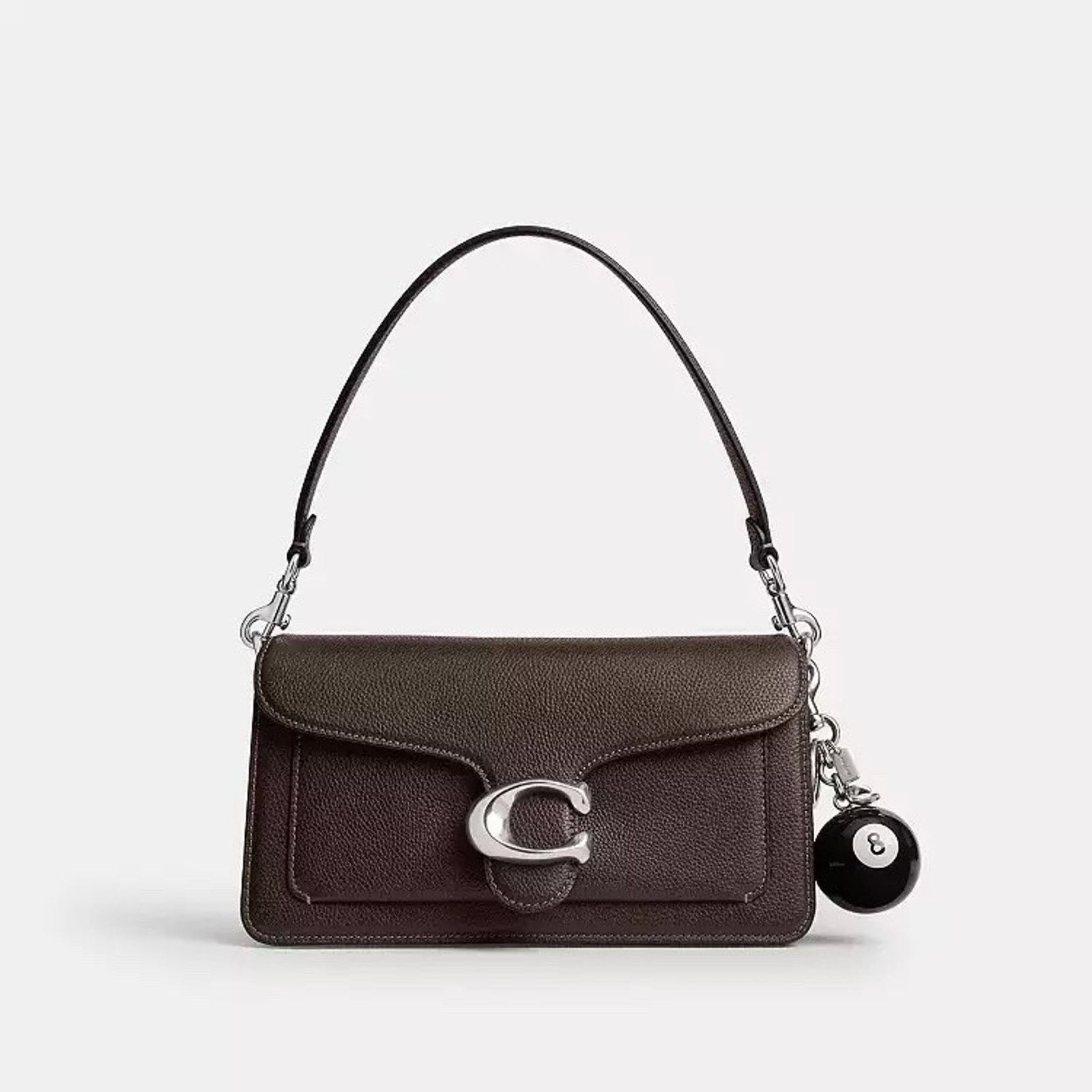 Coach NWT Coach Eight Ball Bag Charm Black CEA15 with dust bag Size ONE SIZE - 6 Thumbnail