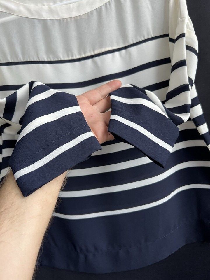 Jean Paul Gaultier Jean Paul Gaultier Lindex Striped Blouse Top Size S Size S / US 4 / IT 40 - 8 Thumbnail