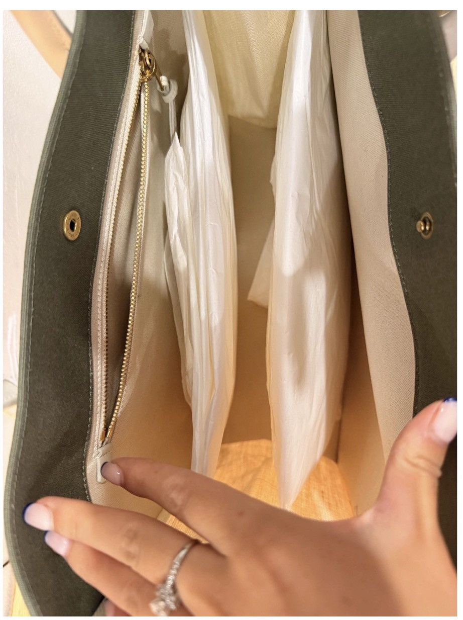 Saint Laurent Paris AUTHENTICATED Saint Laurent Rive Gauche Tote💚Tags attached ✅ Size ONE SIZE - 10 Thumbnail