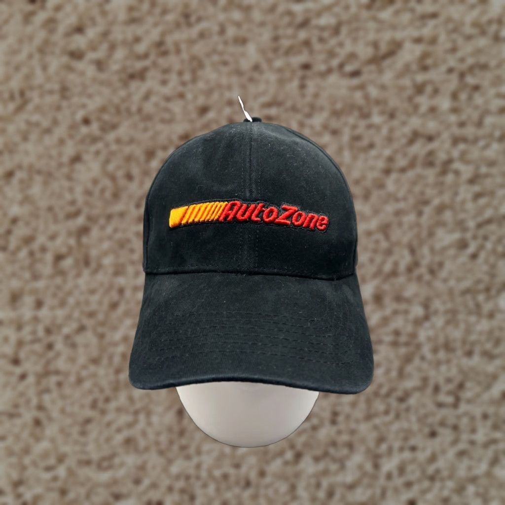 Vintage VINTAGE? No. Autozone Baseball Cap Hat - Black Cotton Twill Adjustable Strapback - One Size - Cars Logo - Mens/Adult, Casual, Workwear Size ONE SIZE - 1 Thumbnail